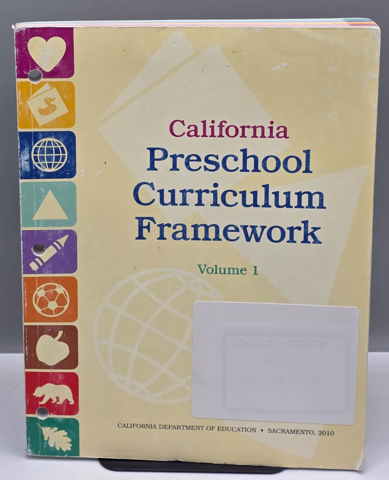 California Preschool Curriculum Framework Vol 1-3 + Infant Book LOT of 5 PB
