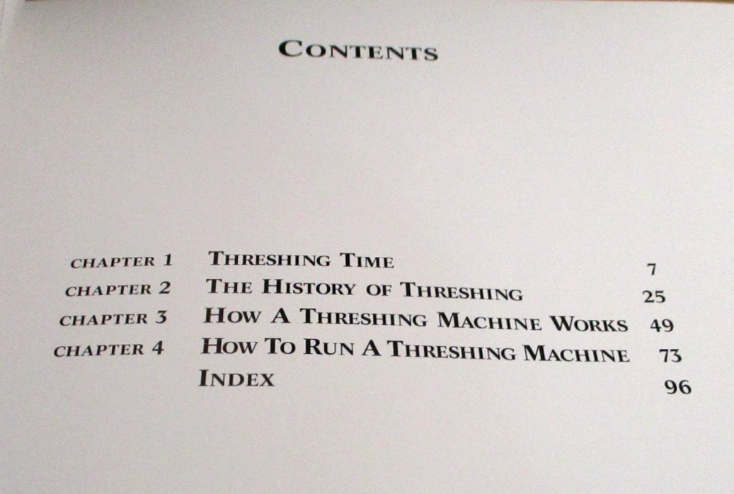 Threshers at Work, 70+ color photos and 96 pages, “Threshing Day” USA, New