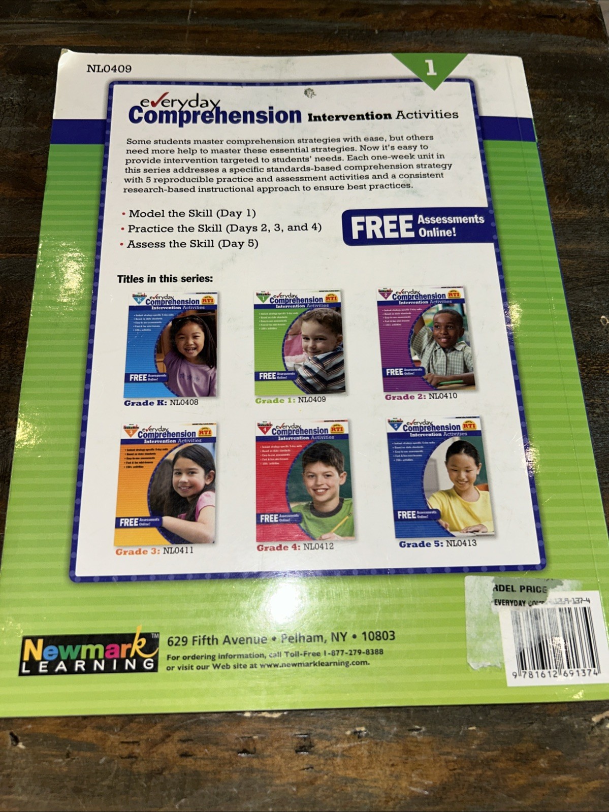 Newmark Learning Grade 1 Everyday Comprehension Intervention Activities Aid …