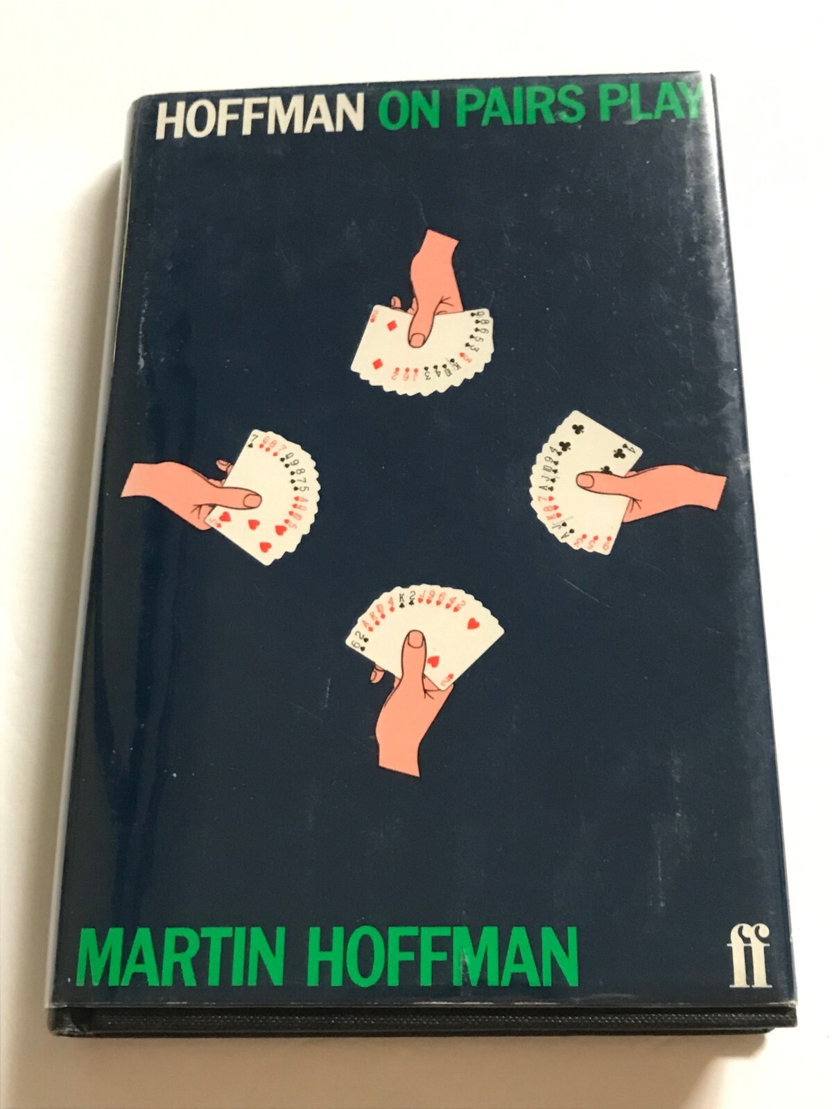 Martin Hoffman, HOFFMAN ON PAIRS PLAY, Hardcover, 1982, Bridge Card Game Book