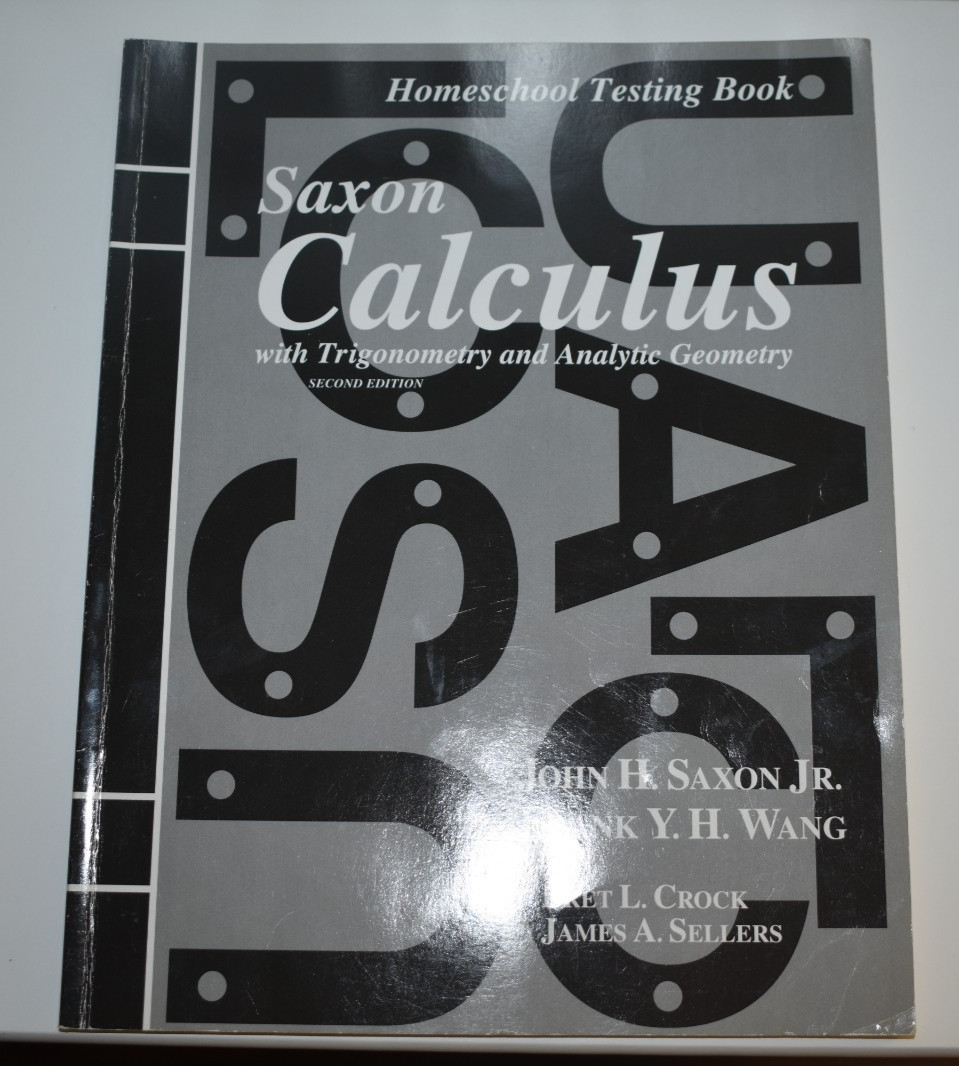Saxon Calculus (2nd Edition) homeschool kit