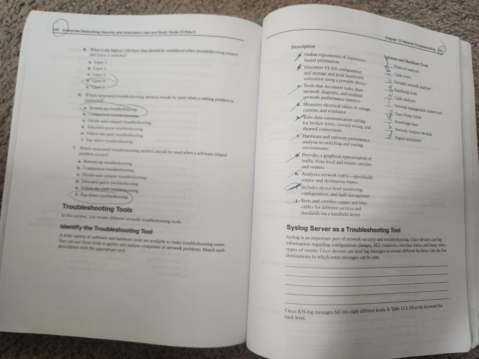 CCNAv7 CISCO Enterprise Networking Security Automation Booklet +Labs Study Guide