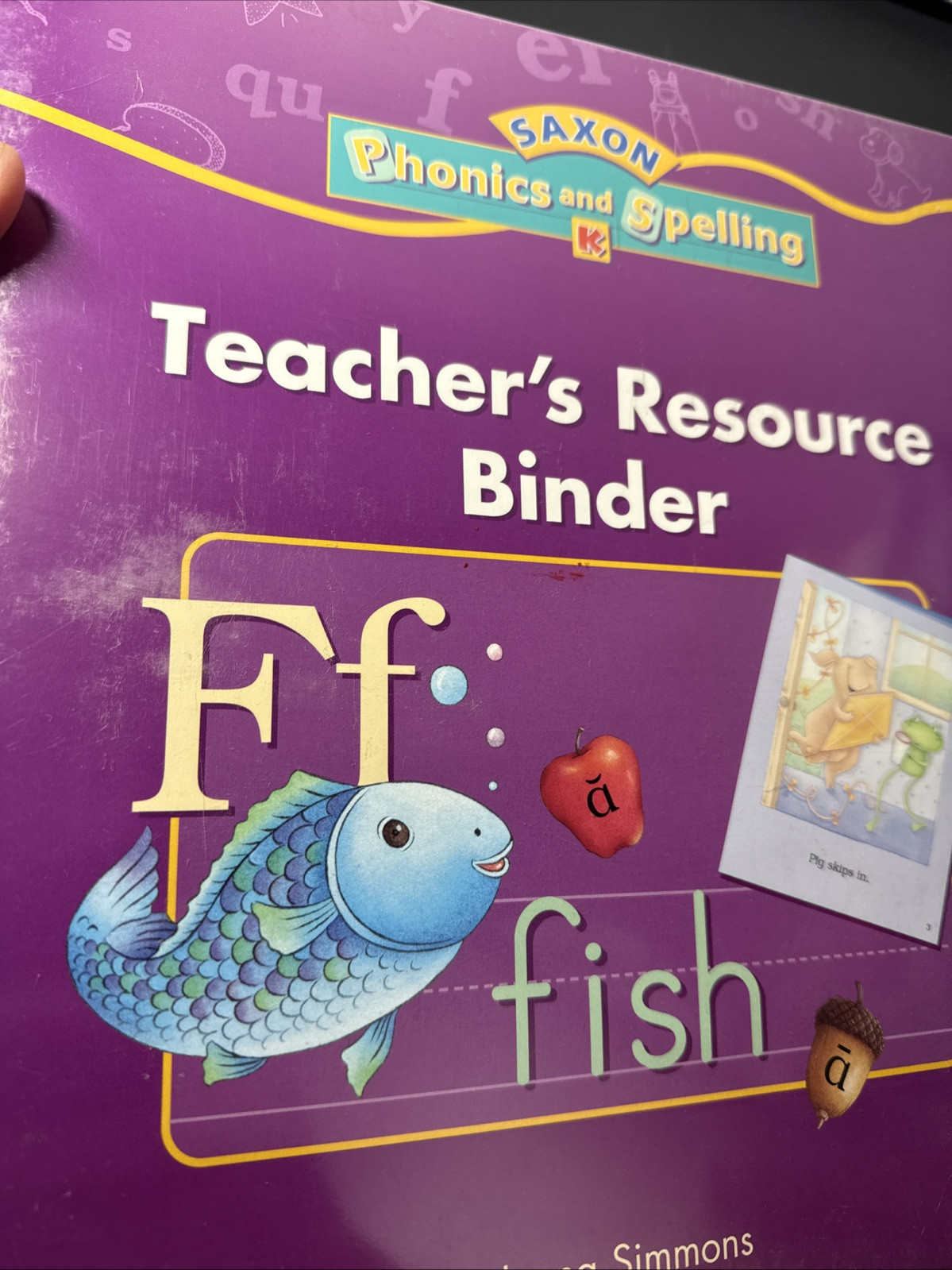 saxon phonics & spelling, Kindergarten TEACHER Manual, Vol 1, 2, Resource (2003)