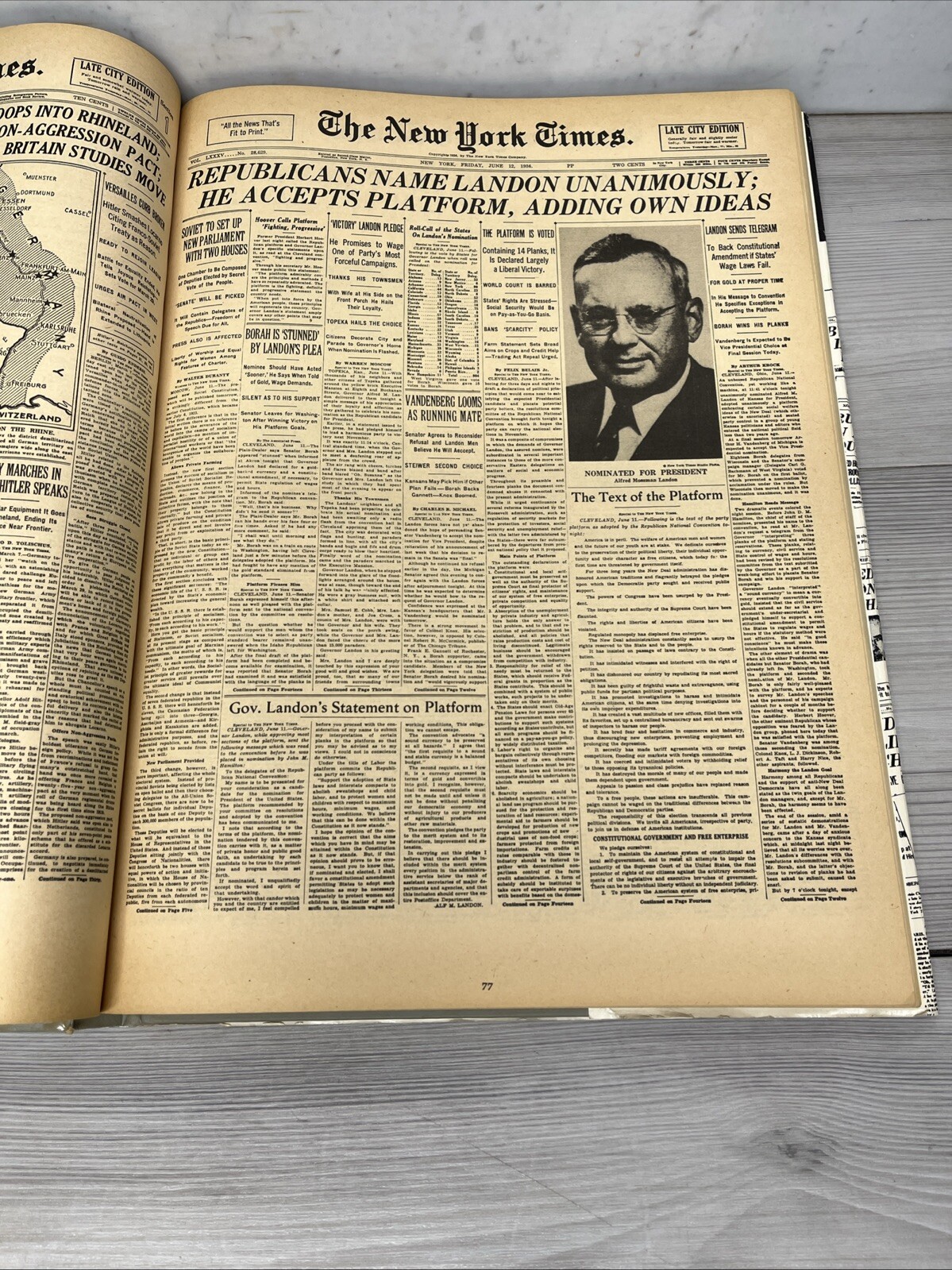 The New York Times – Page One The Major Events 1920-1975 – Disasters – Lot Of 3.