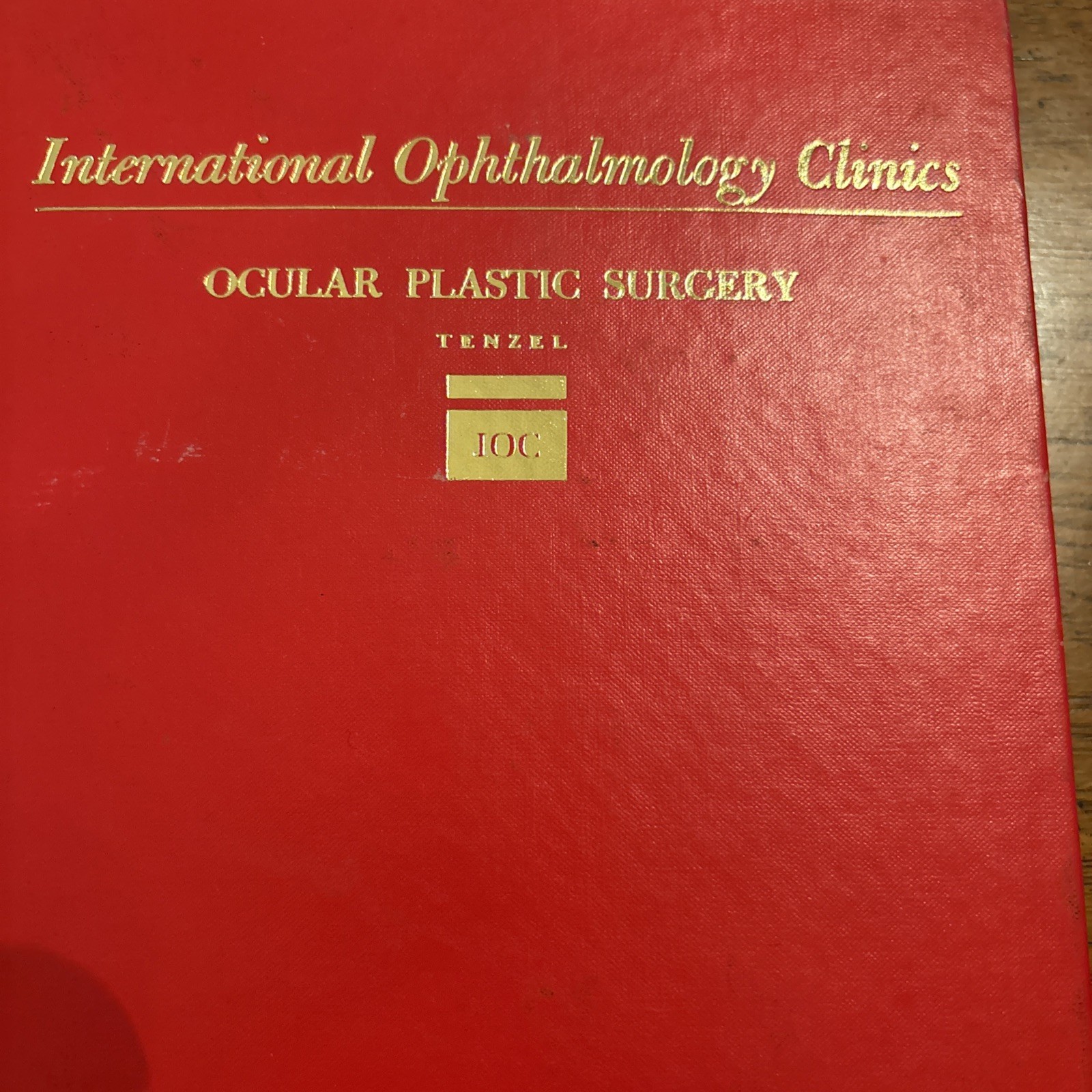INTL Ophthalmology Clinics Books 11 Volumes 1977-1980 Red w/Gold Trim HC Vintage