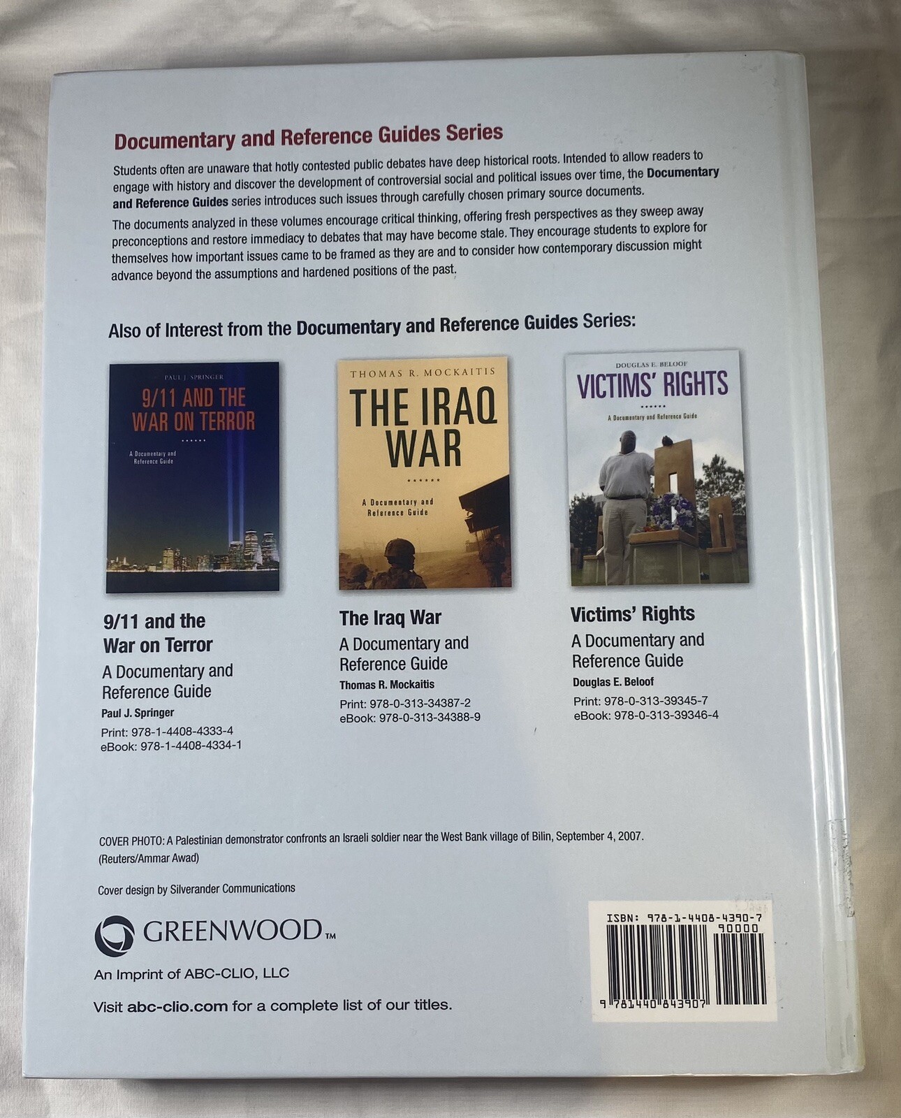 Arab-Israeli Conflict: A Documentary and Reference Guide Ex Library Book