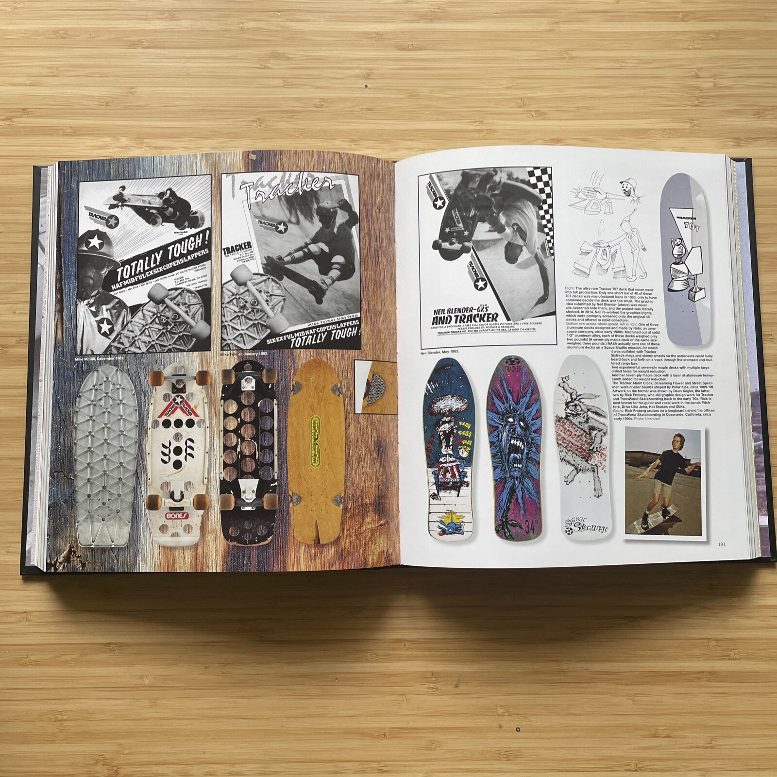 Tracker Trucks Forty Years of Skateboard History Hardcover Collectable (Signed!)