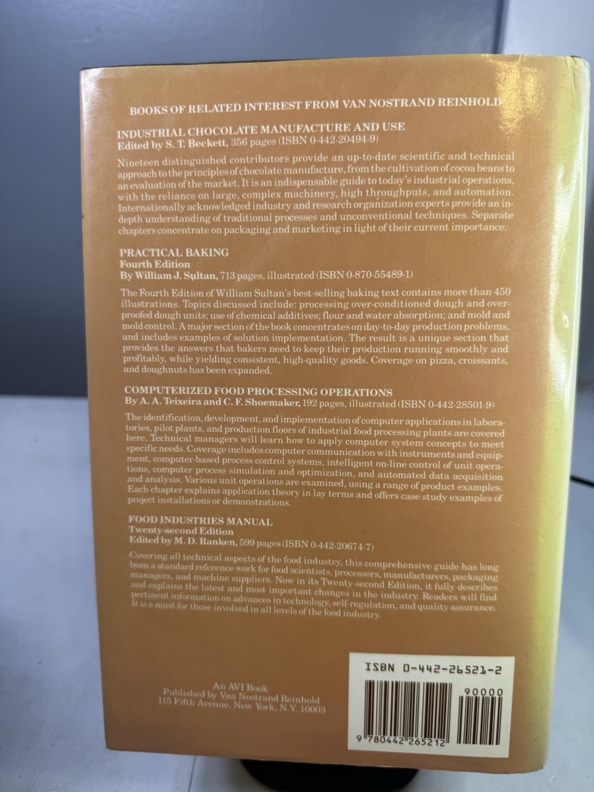 Chocolate, Cocoa and Confectionery: Science and Technology by Bernard Minifie