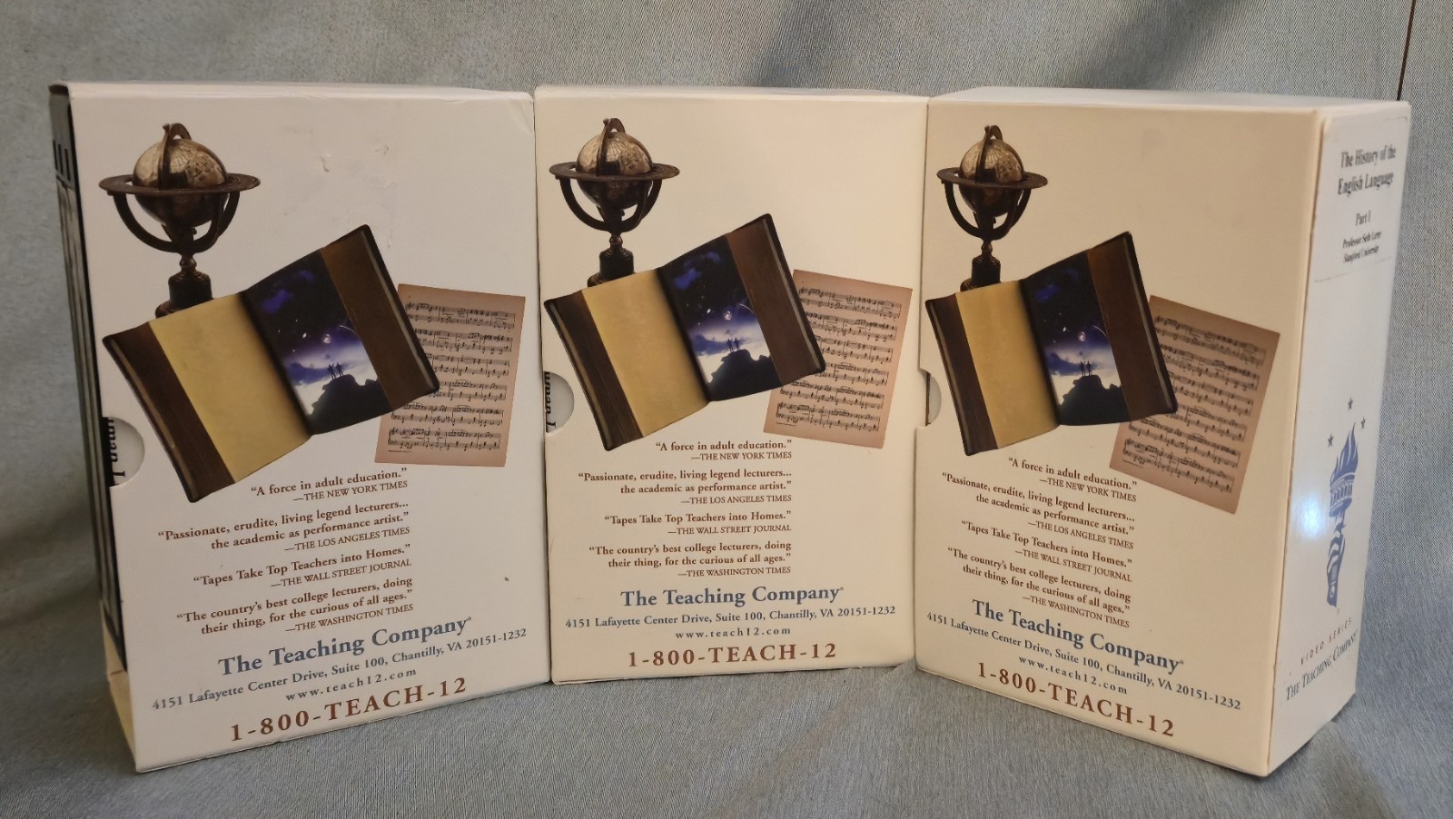 Great Courses The Story Of Human Language John McWhorter Parts 1-3 VHS Guidbooks