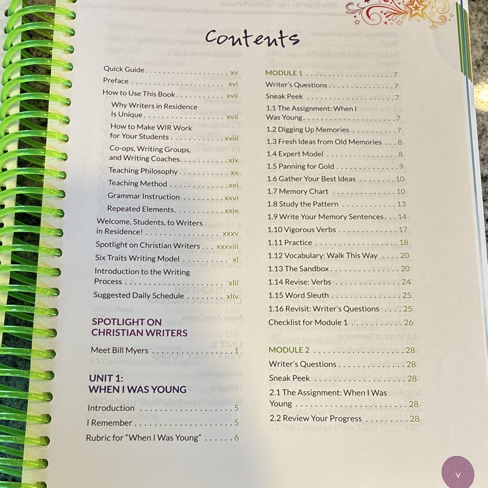 Apologia Writers in Residence Student Text & Workbook Vol 1 + Answer Key
