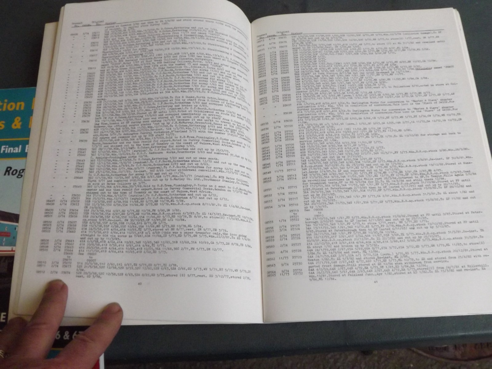 Allocation History BR Diesel & Electric Loco book Roger Harris 2nd Edition