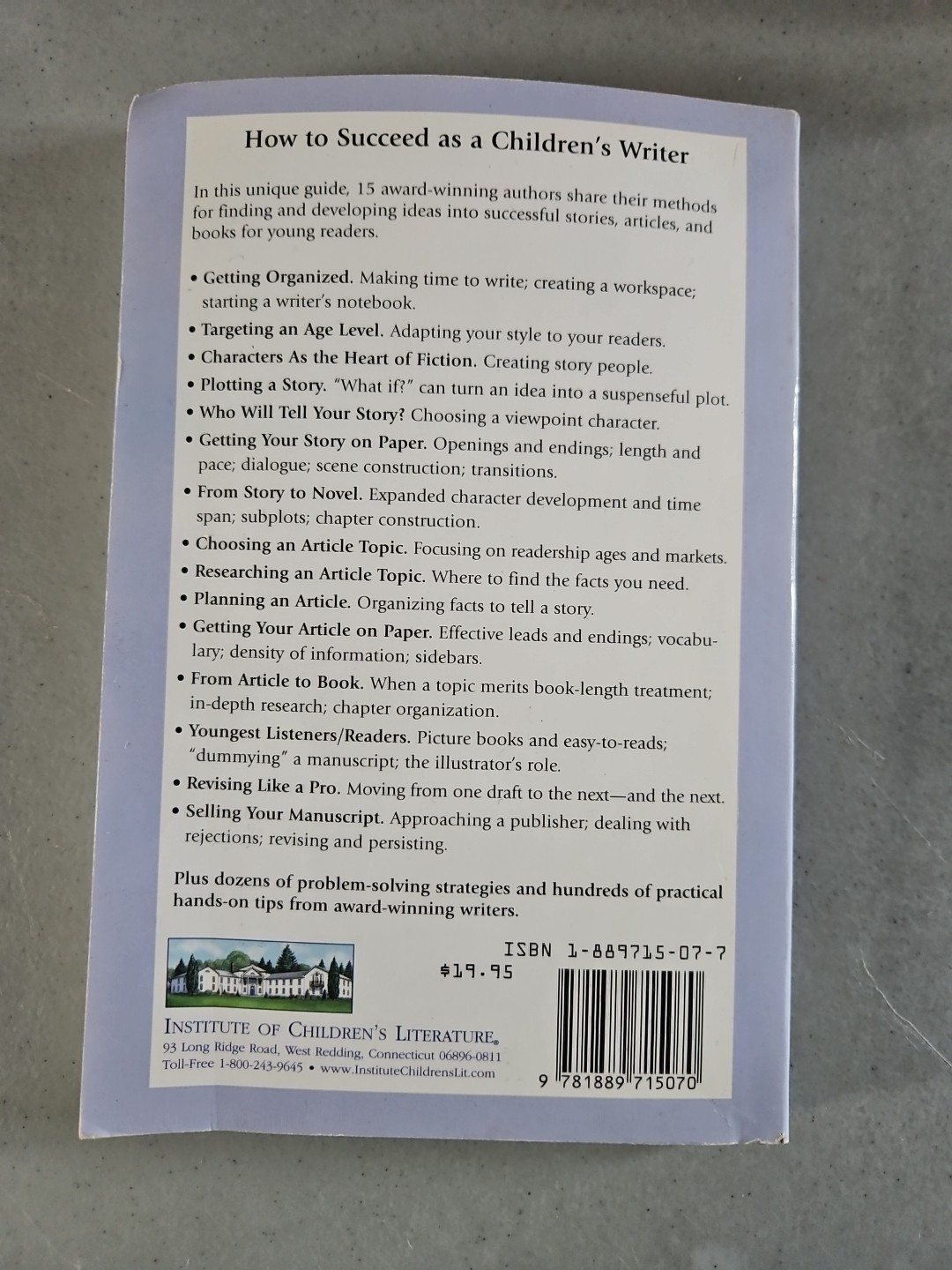 From Inspiration to Publication… USED Good Cond. Paperback