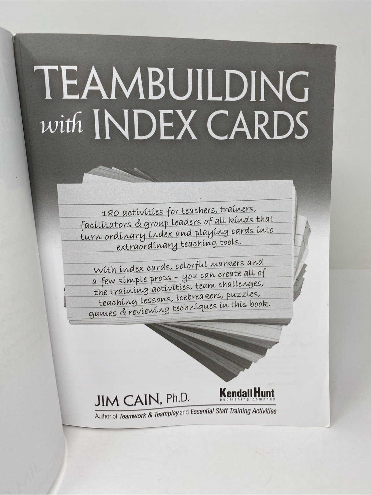 Teambuilding with Index Cards by James Cain (2019, Trade Paperback)