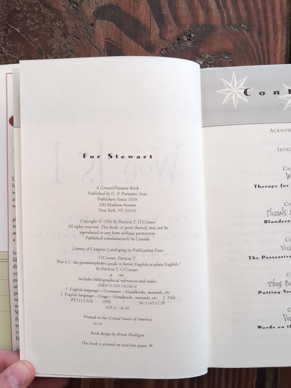 Woe Is I Grammarphobe’s Grammar Guide by Patricia O’Conner 2019 Hardcover