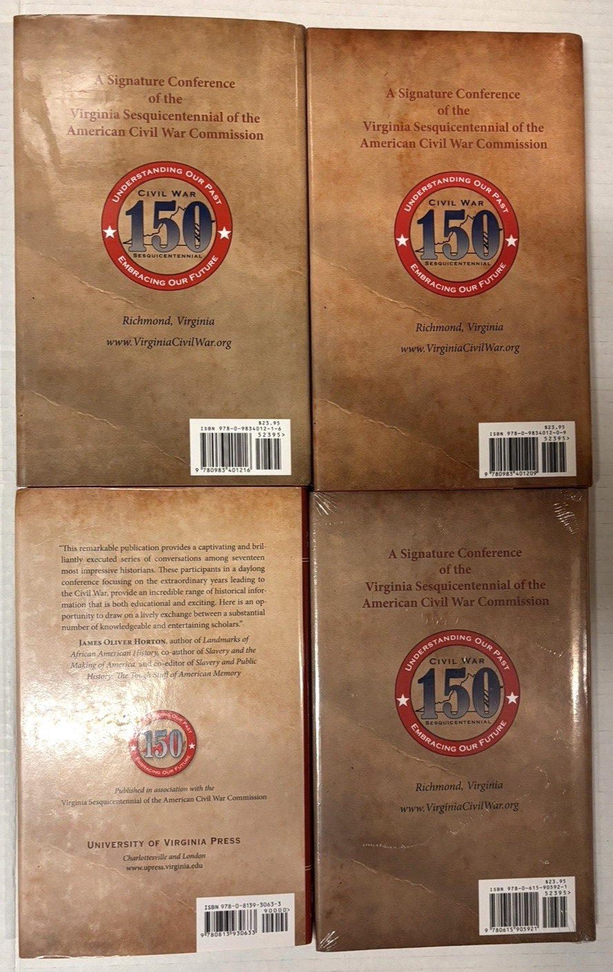Rare SET OF 8 Books w/ CIVIL WAR ECHOES, VOICES FROM VIRGINIA 1860-1891 (New)