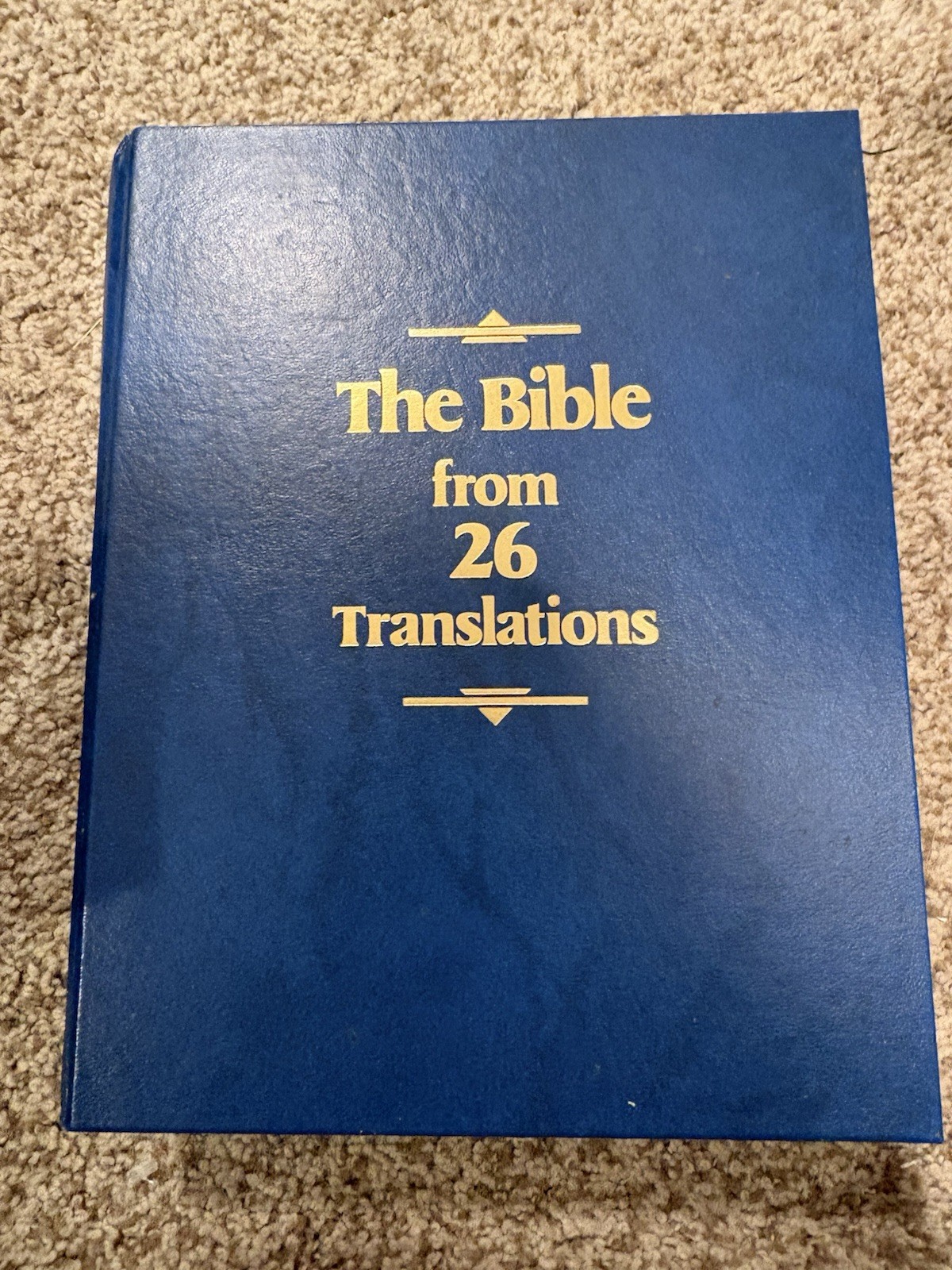 THE WORD: THE BIBLE FROM 26 TRANSLATIONS By Curtis Vaughan – Hardcover EXCELLENT