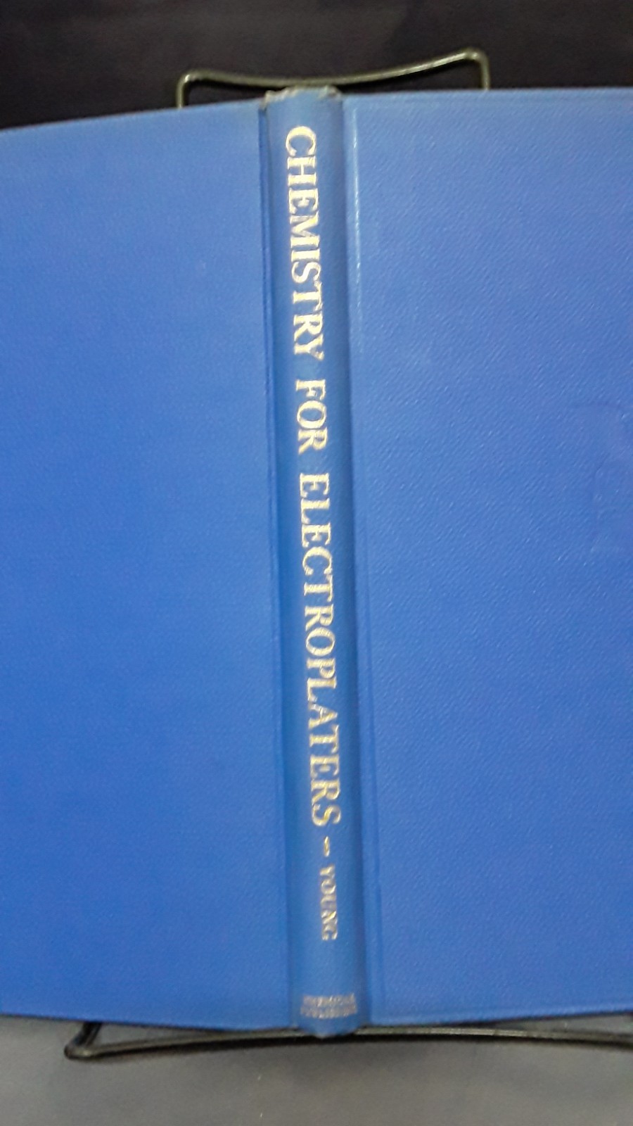 Chemistry for Electroplaters C B F Young Chemical Publishing 1945 HB DJ G 260121