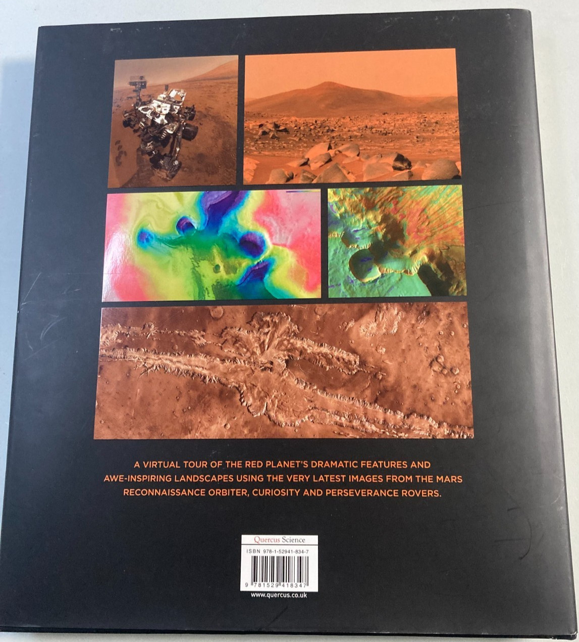 Mars: A New View of the Red Planet by Giles Sparrow Hardback Book Stunning Pics