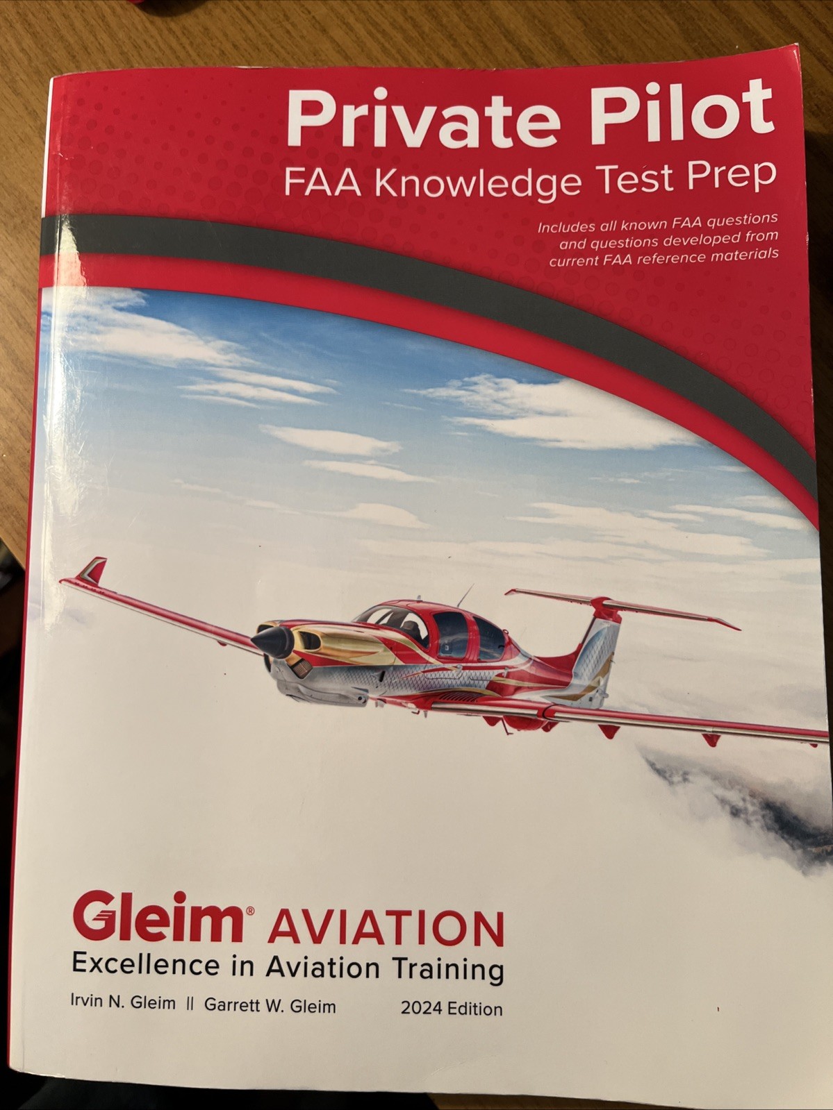 Gleim Private Pilot FAA Knowledge Test Prep – 2024 Edition – Paperback – CLEAN-