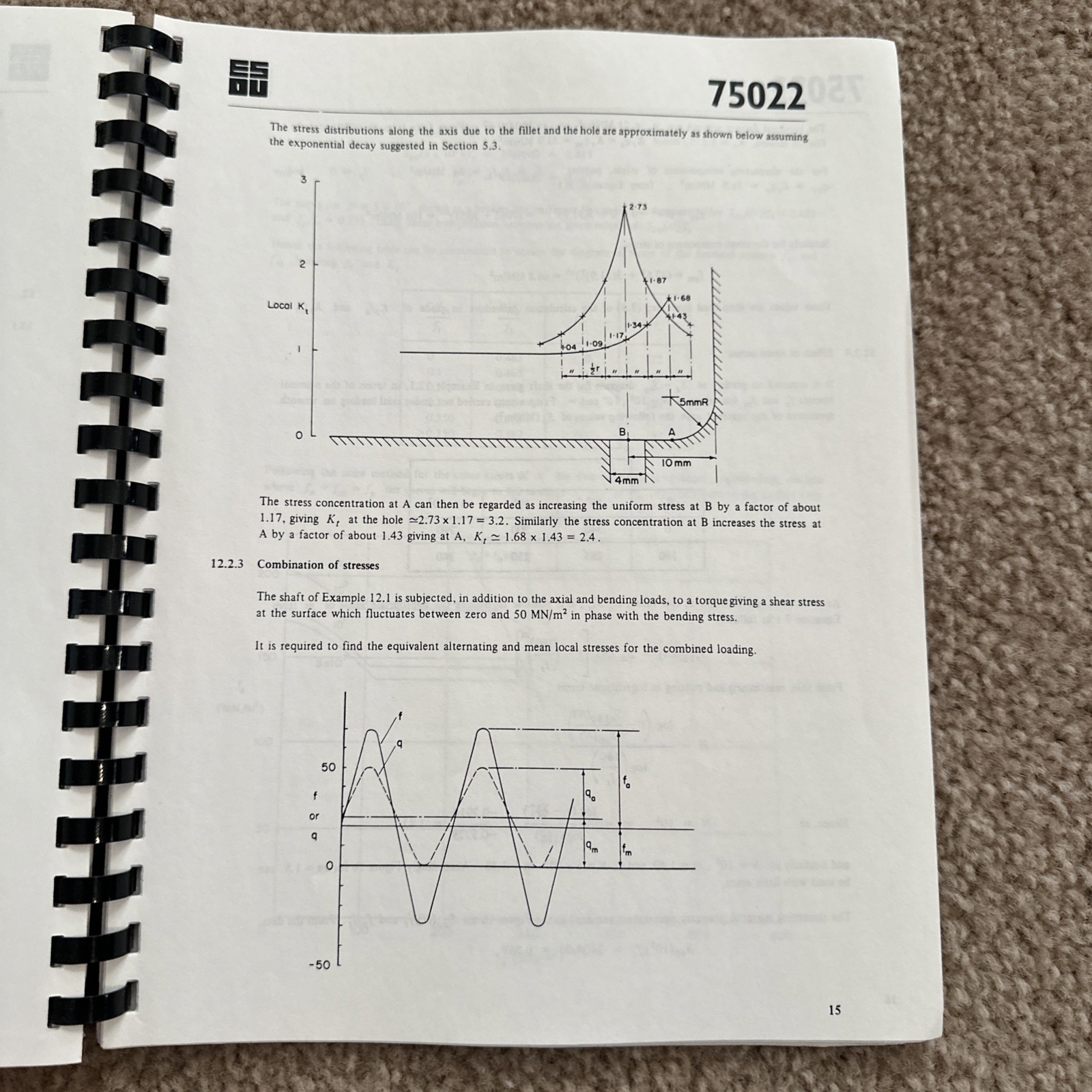 Vintage 197I Illinois Institute Of Technology Mechanics Of Solids & Design ME308
