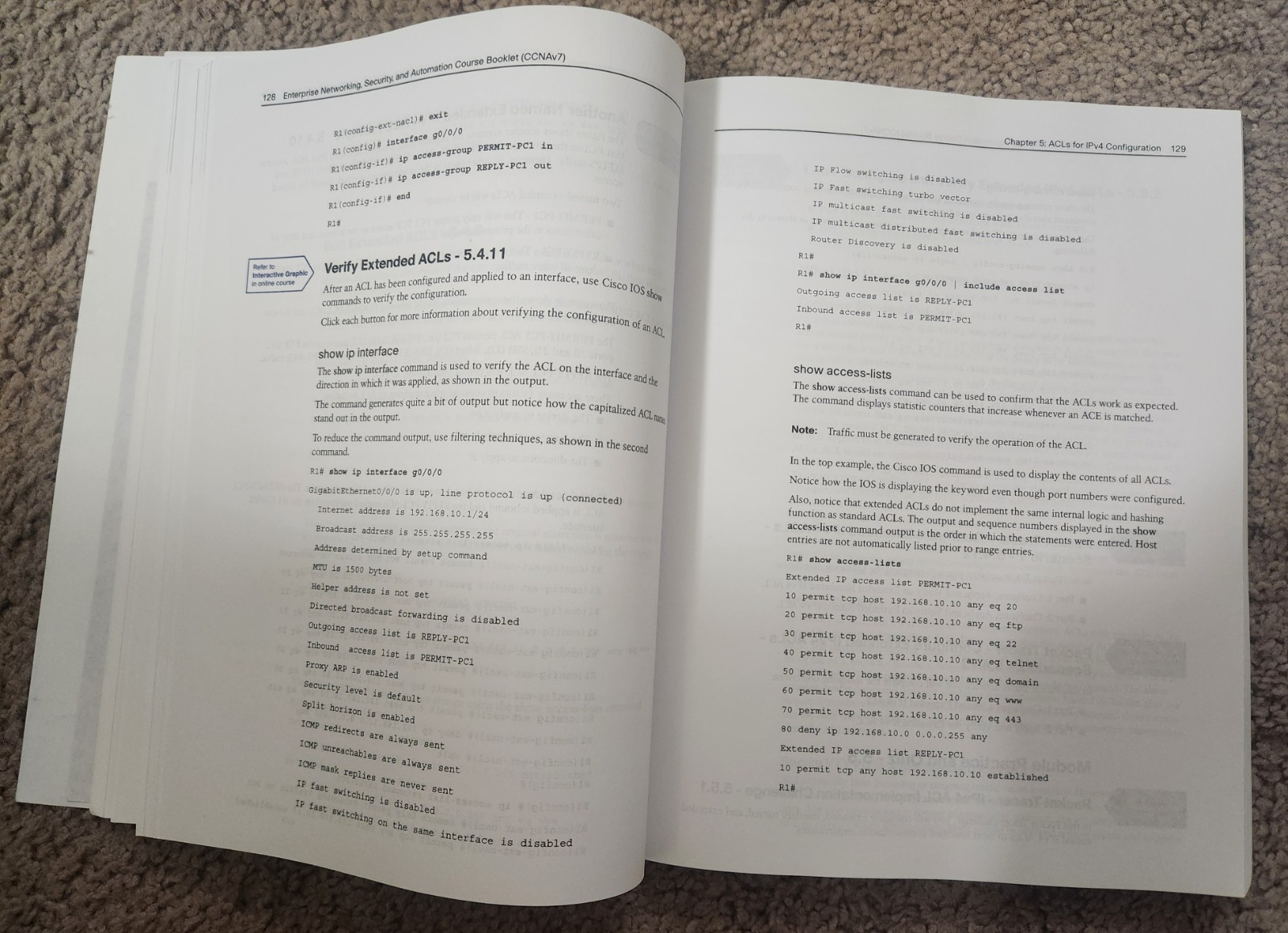 CCNAv7 CISCO Enterprise Networking Security Automation Booklet +Labs Study Guide