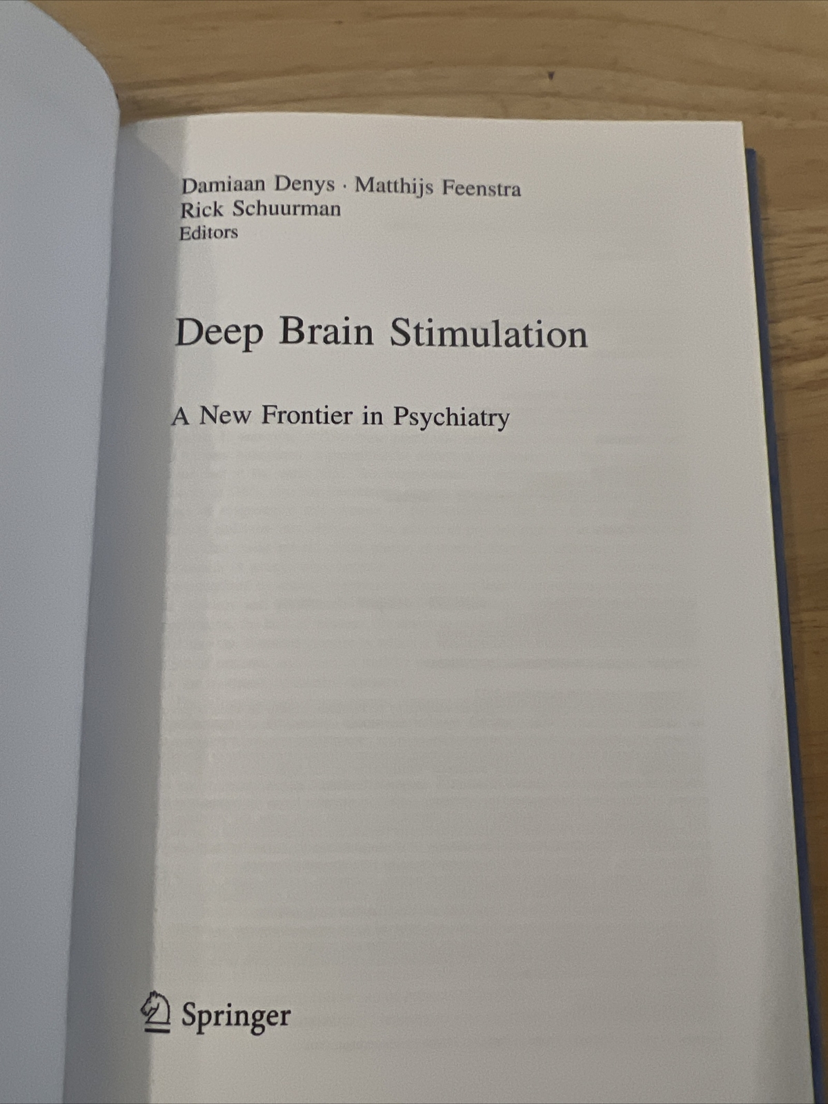Deep Brain Stimulation: A New Frontier in Psychiatry