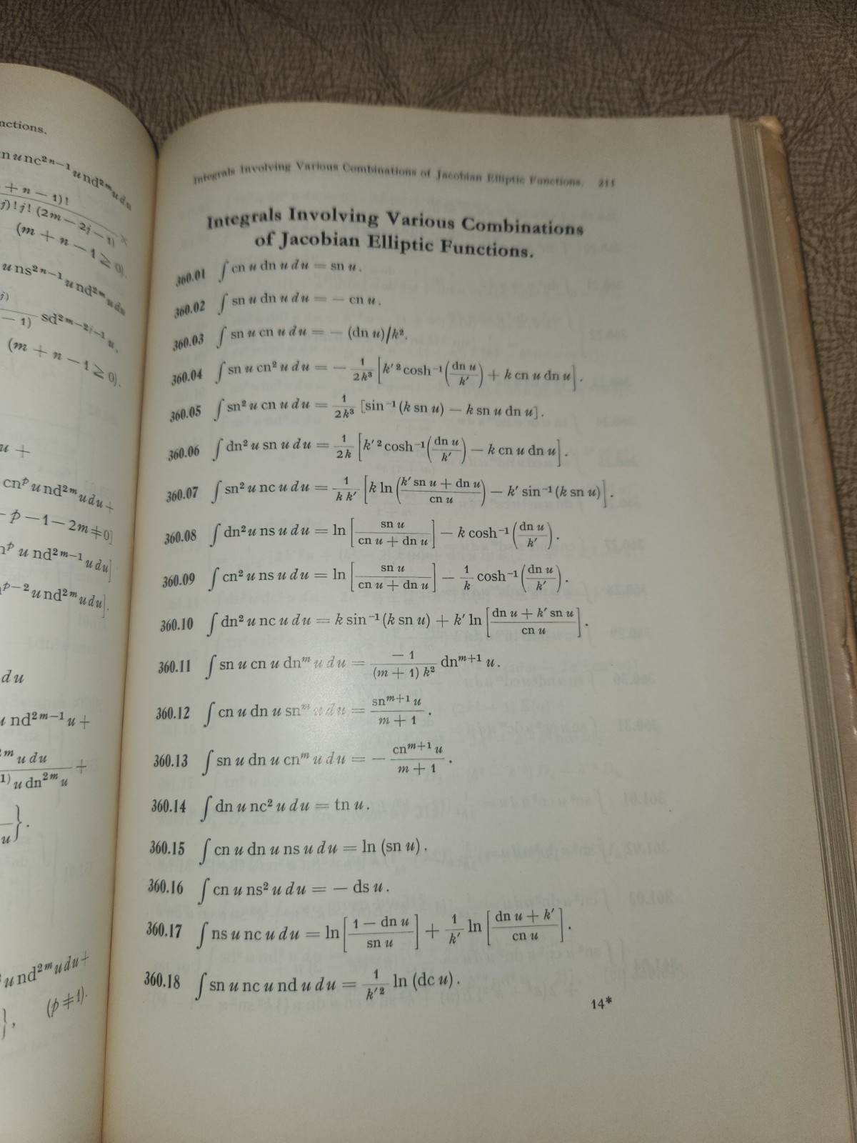 Handbook of Elliptic Integrals for Engineers and Physicist – 1954 Hardcover