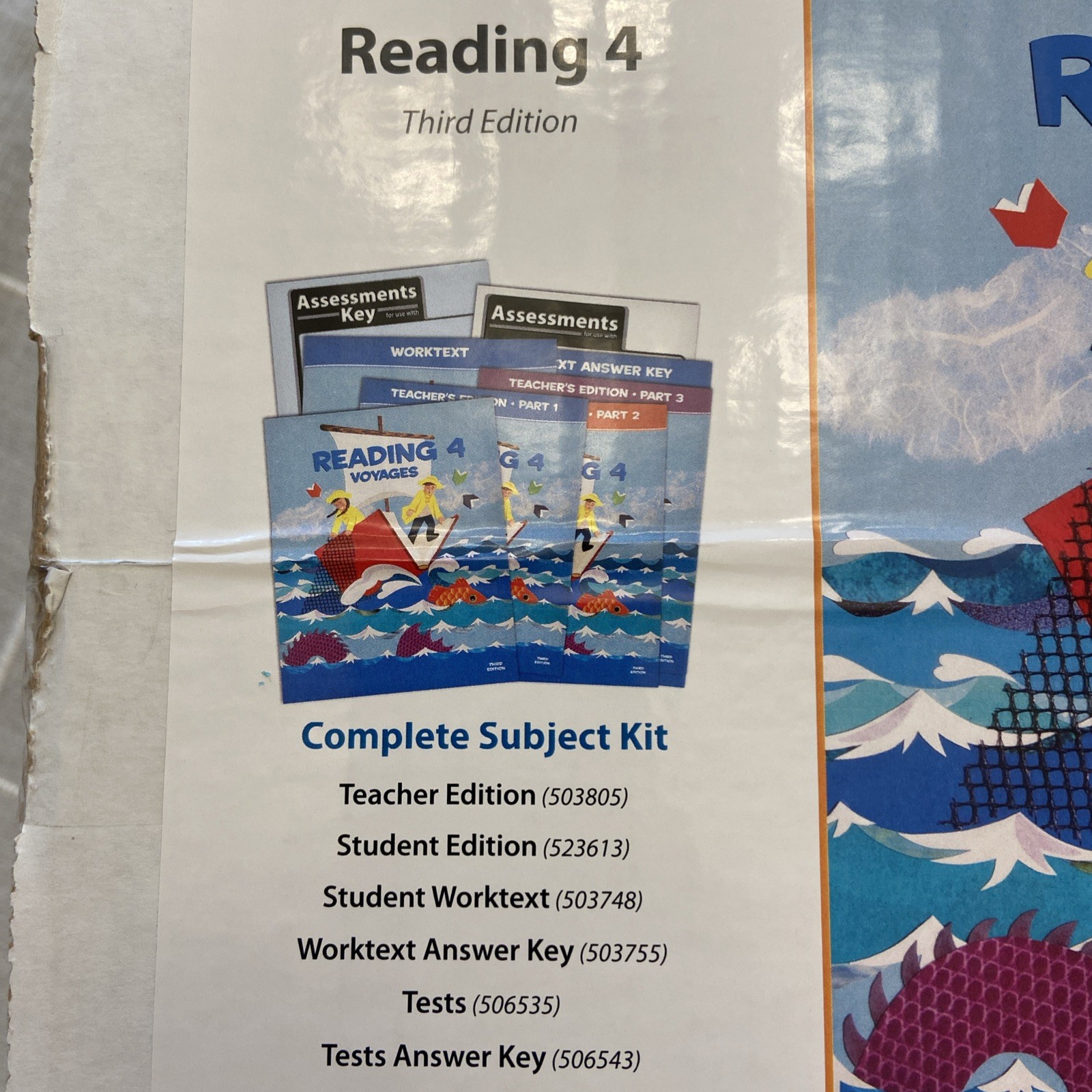 NEW BJU Press 4th grade READING 4 VOYAGES Complete Subject Kit 3rd ed + CD