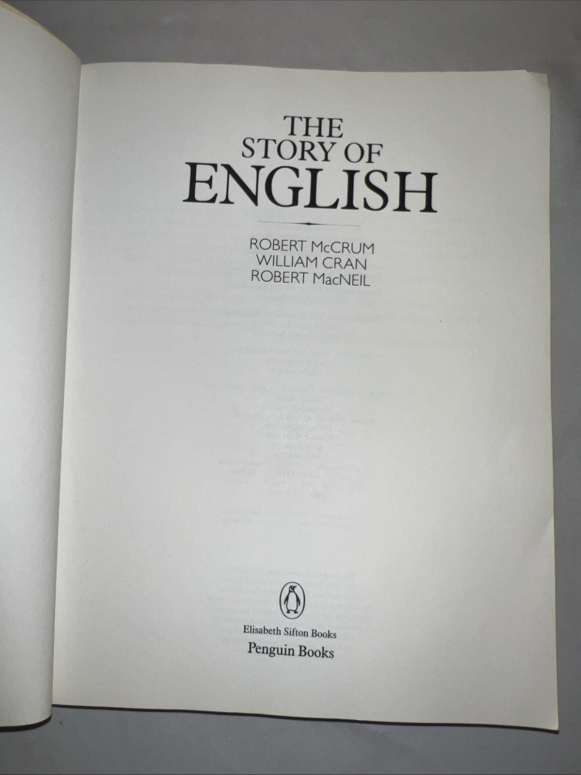 The Story of English – William Cran, Robert McCrum, Robert MacNeil (Paperback)