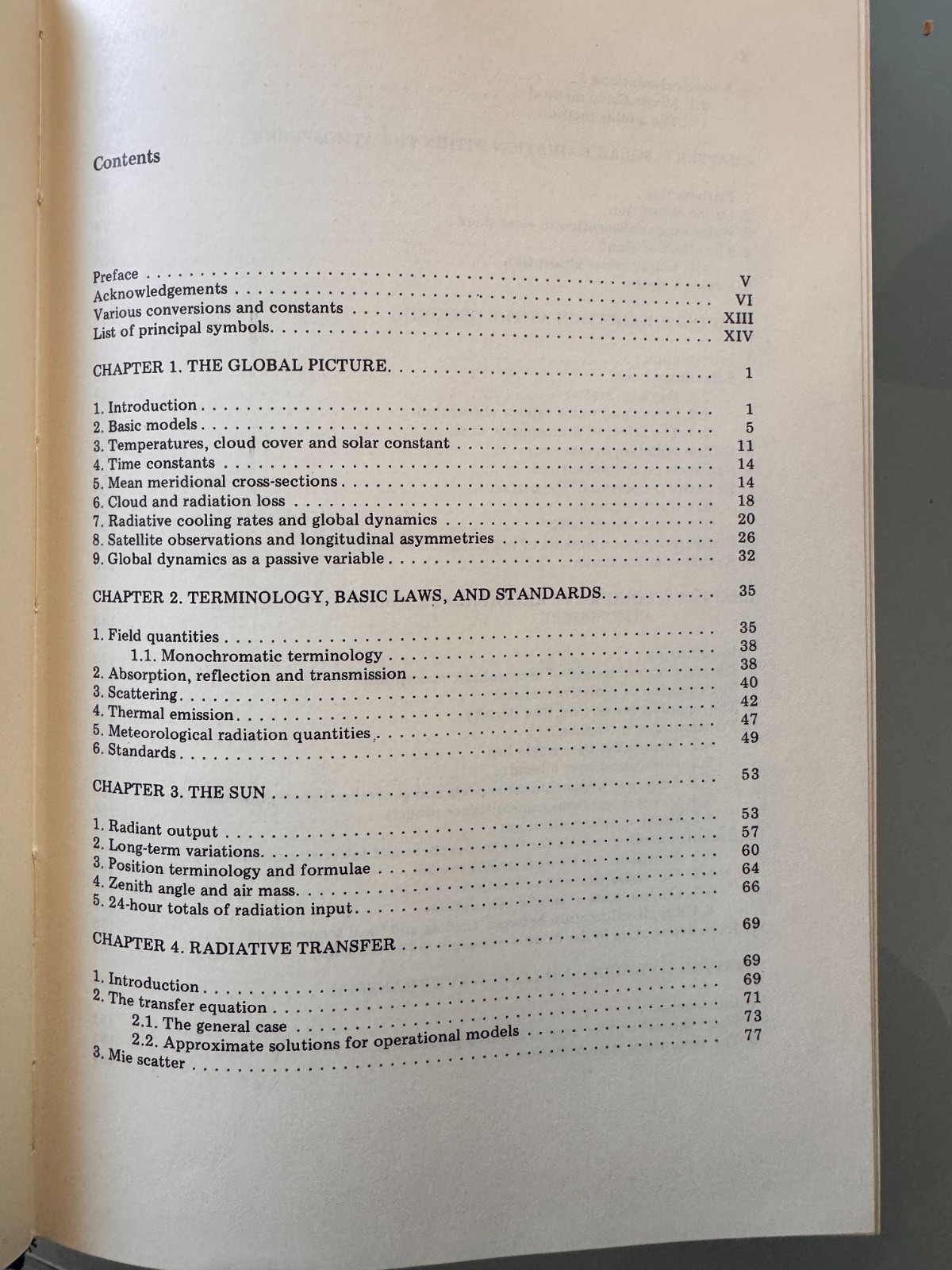 Radiative processes in meteorology and climatology 1976 HC