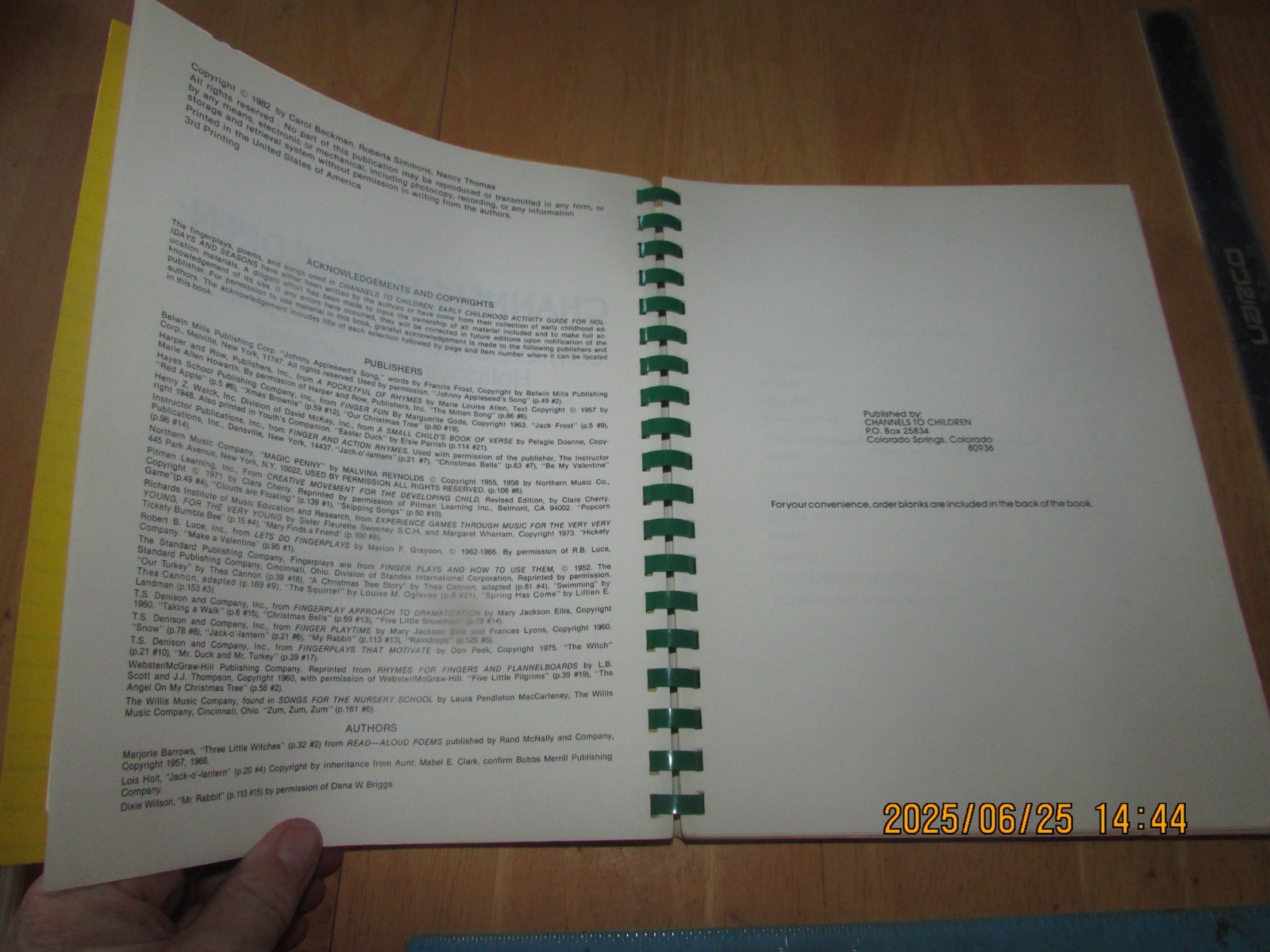 Early Childhood Activity Guide for Holidays and Seasons by Carol Beckman