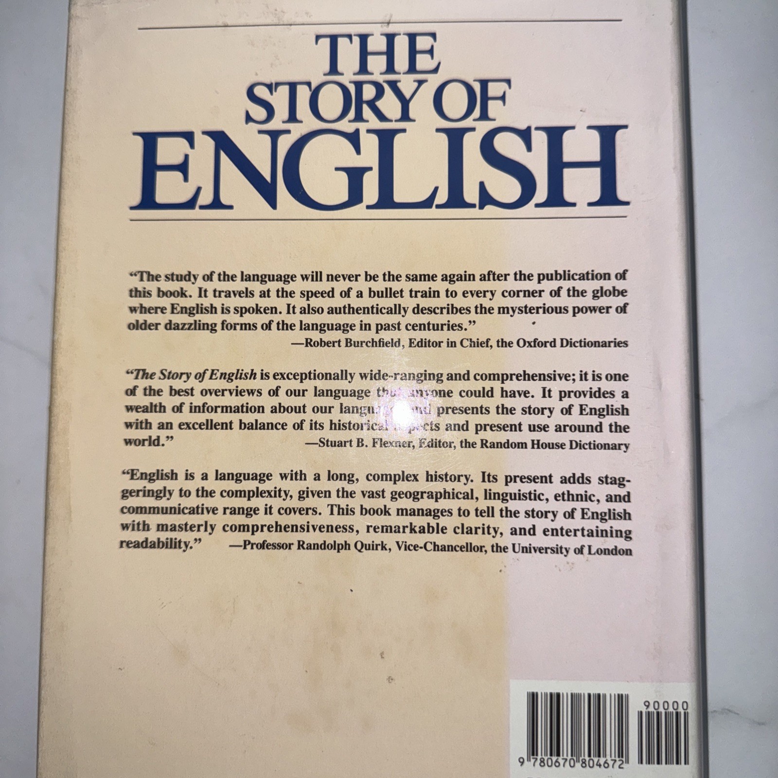 Story of English by William Cran, Robert MacNeil and Robert McCrum (1986,…