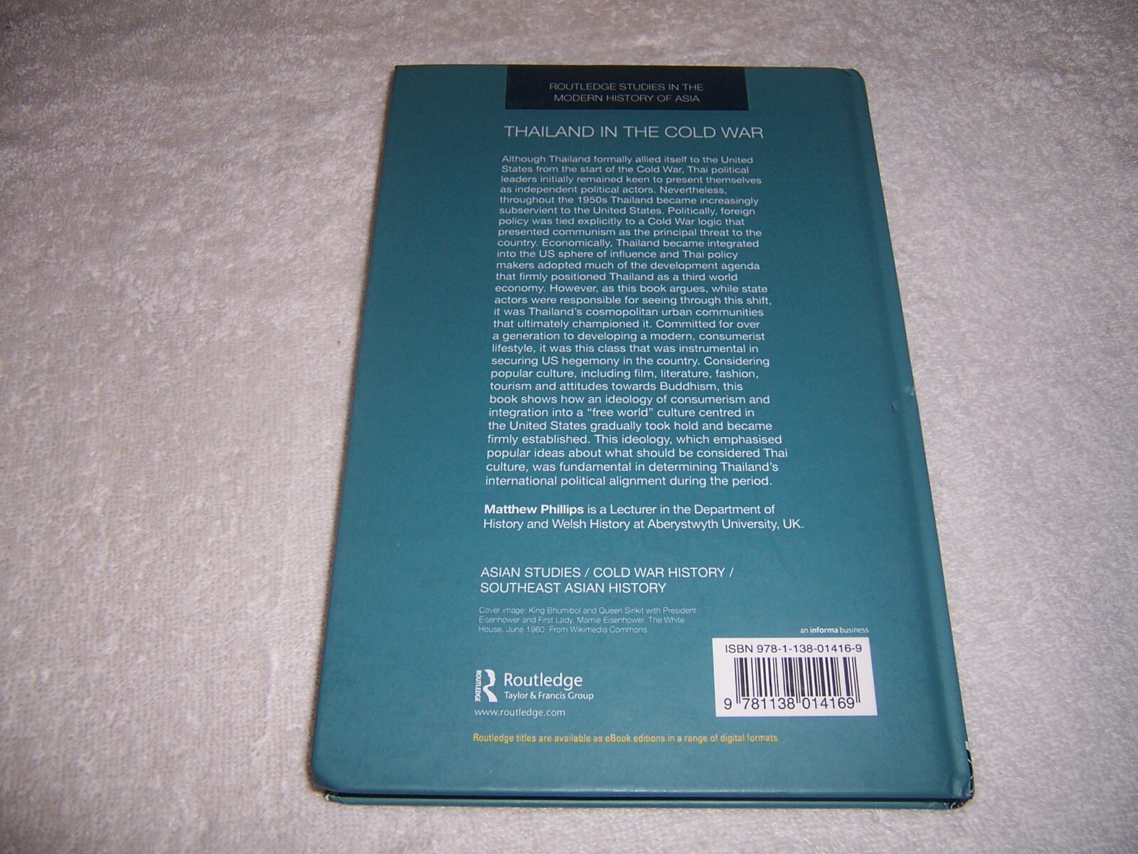 Thailand in the Cold War Matthew Phillips hc