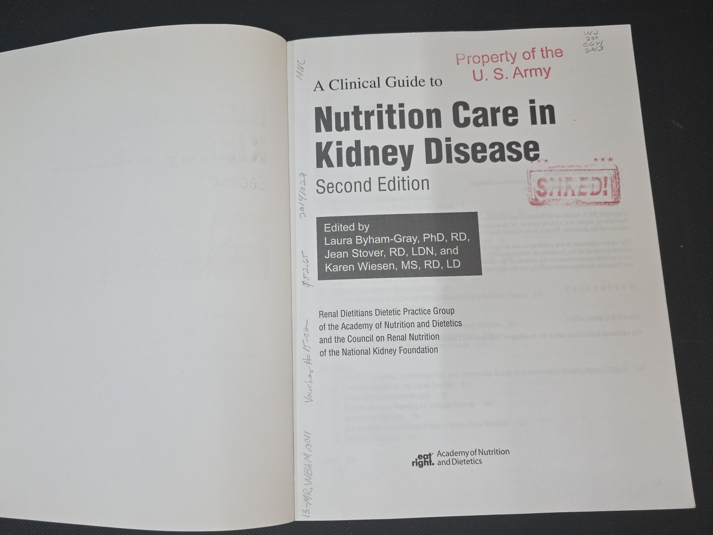 Clinical Guide to Nutrition Care in Kidney Disease by Laura Gray-Byham 2013