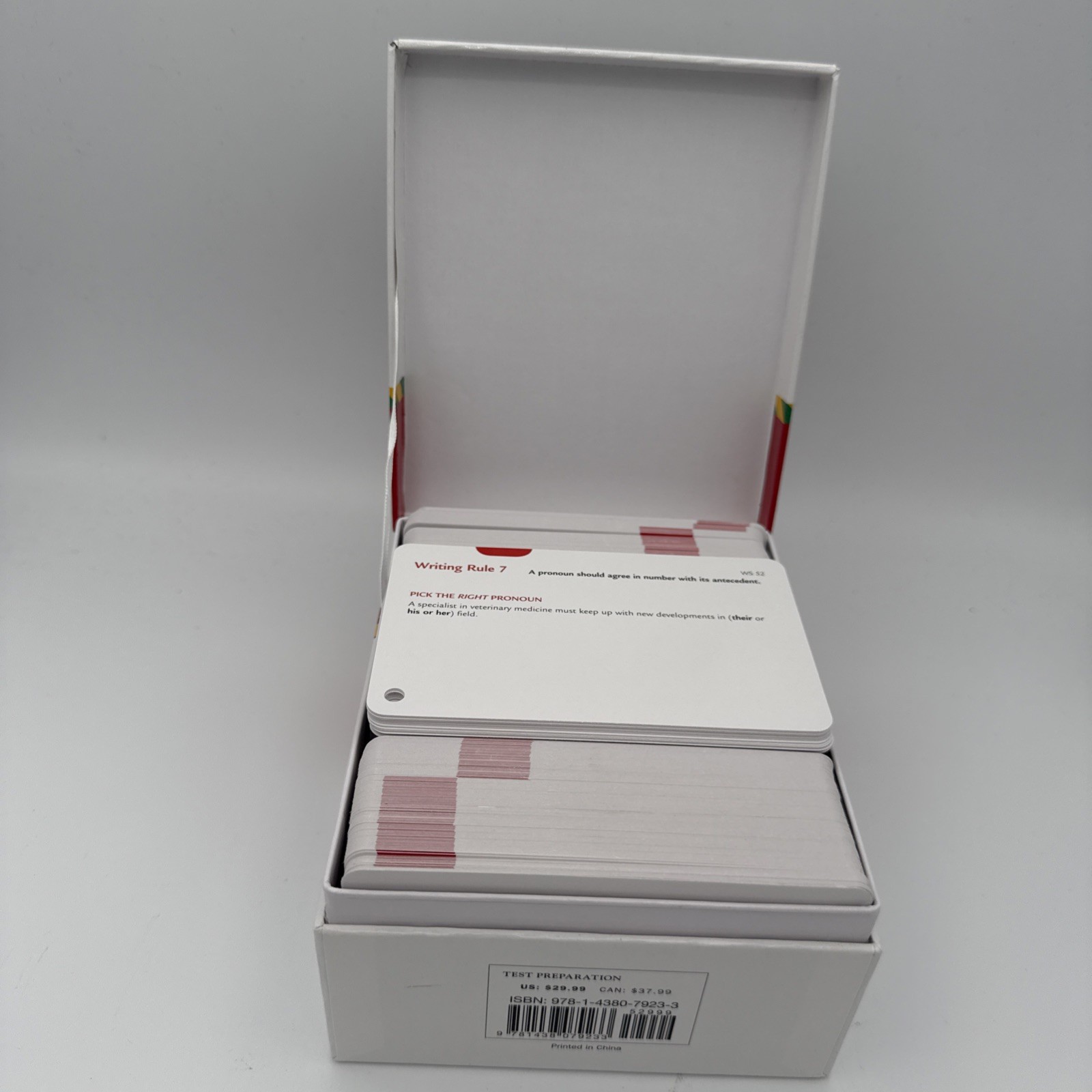 Barron’s Sat Prep Ser.: SAT Flashcards: 500 Cards to Prepare for Test Day by…