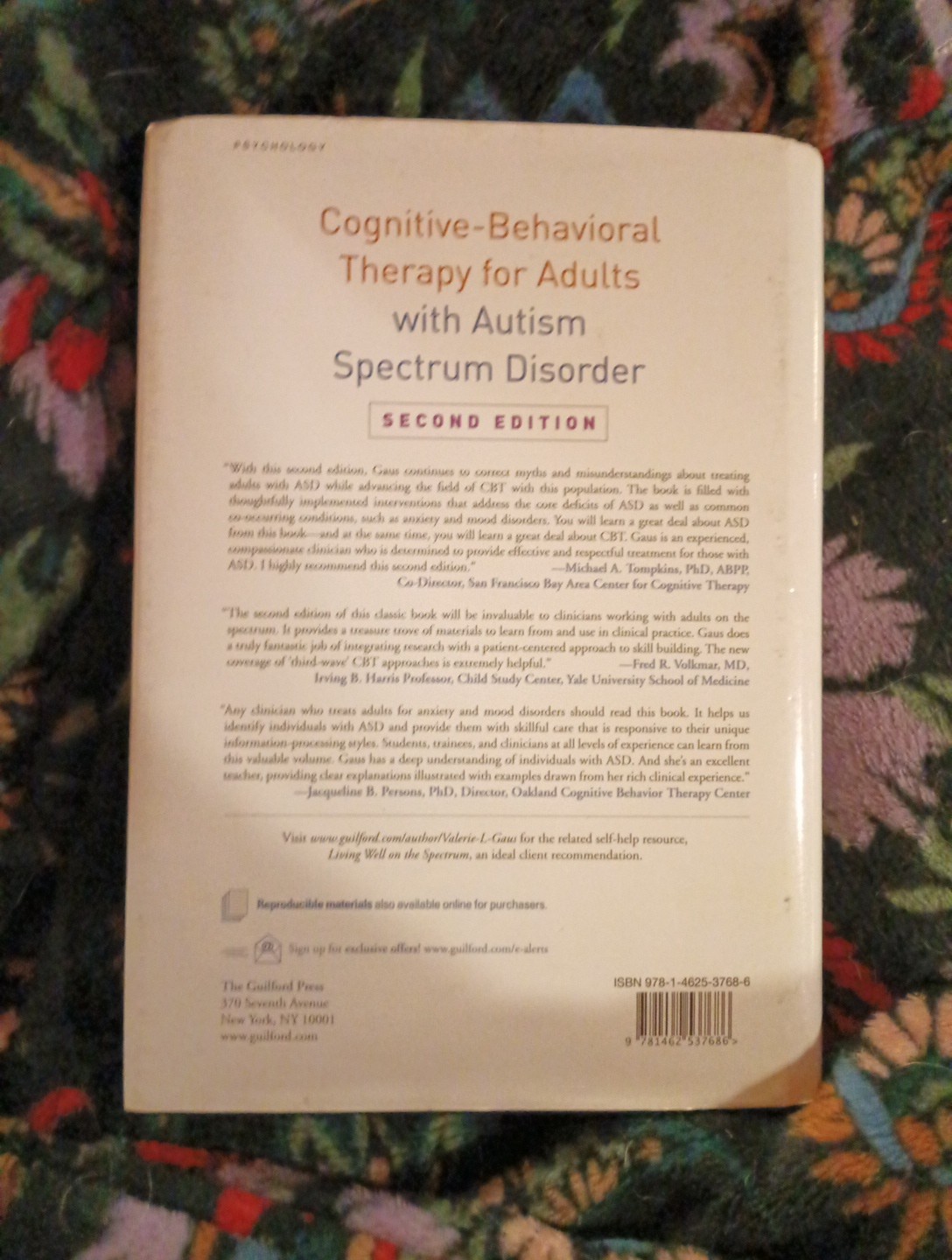 Cognitive-Behavioral Therapy for Adults with Autism Spectrum Disorder by Gaus
