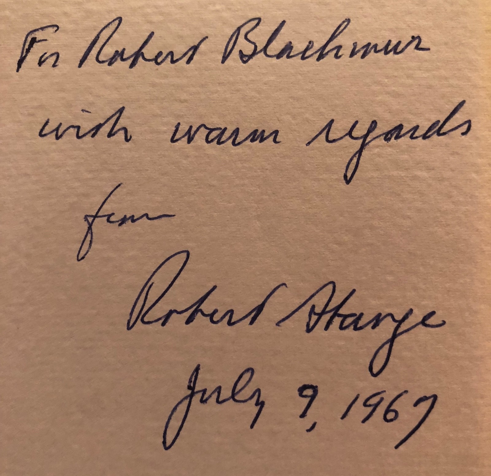 Matthew Arnold The Poet as Humanist by George Robert Stange (RARE, 1ST, SIGNED)