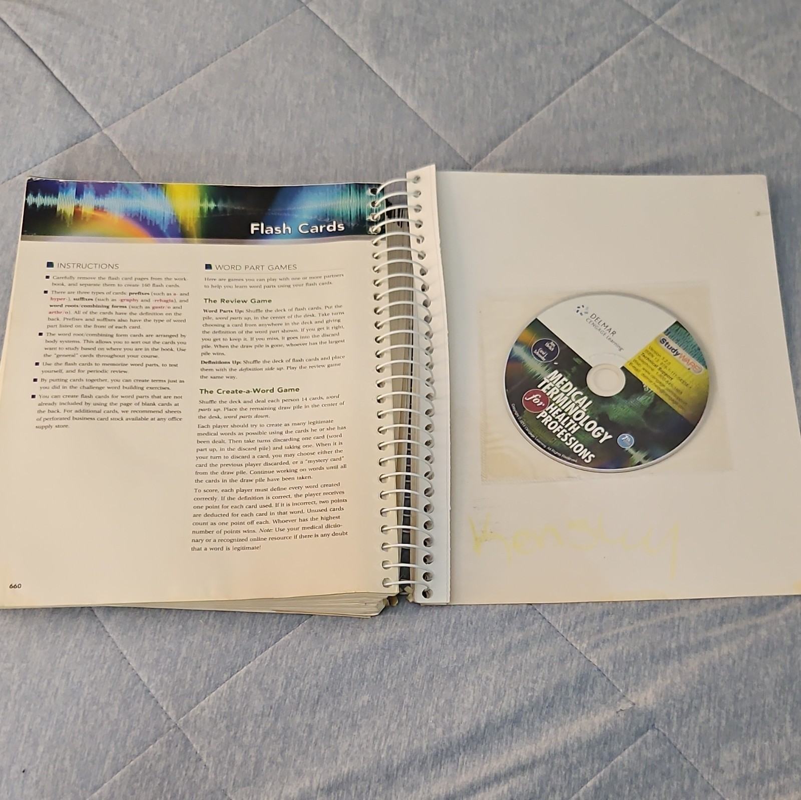 Delmar Medical Terminology for Health Professions 7th Spiral+CD Ehrlich