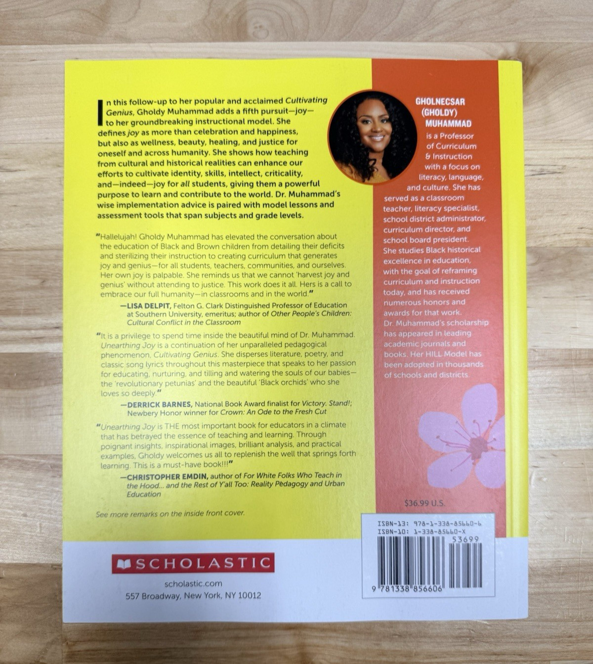 Unearthing Joy: A Guide to Culturally- Historically Teaching, Gholdy Muhammad
