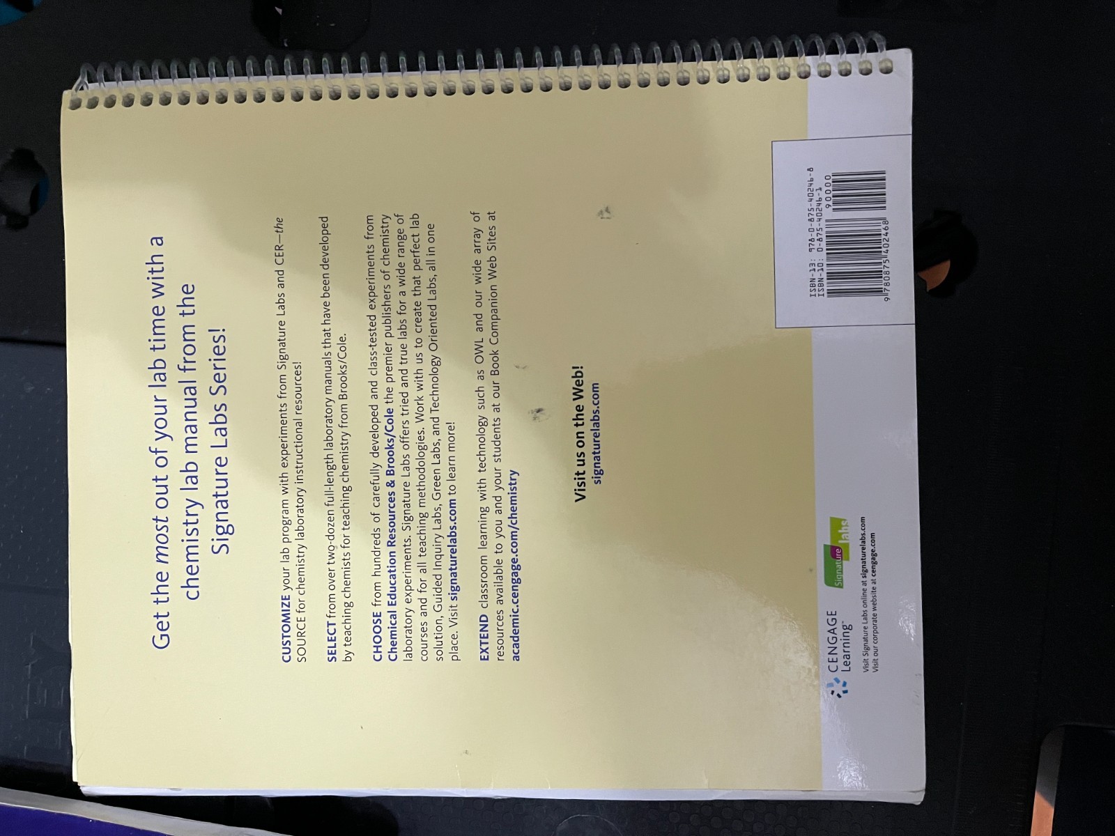 General Chemistry – Spiral-bound, by Cengage Learning Brooks/Cole READ SCRIPT