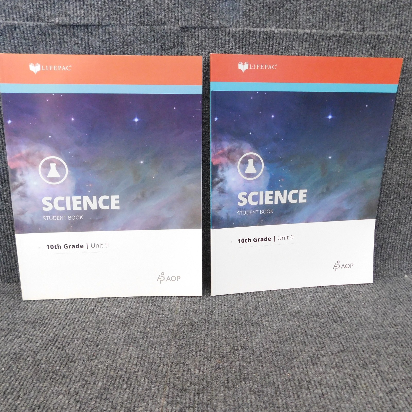 LifePac Grade 10 SCIENCE Teacher Guide, Student 1 – 10 Homeschool (some used)