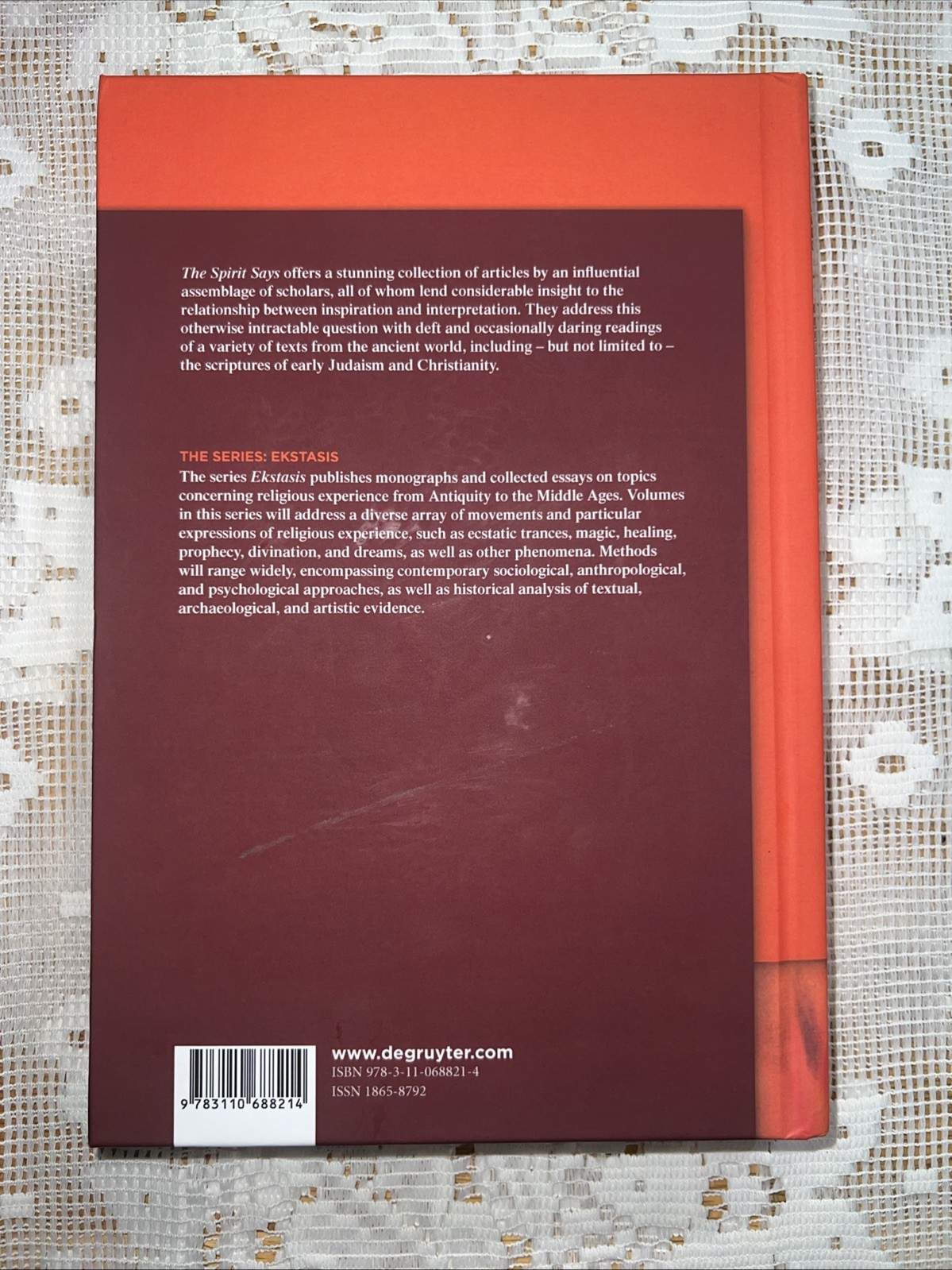 The Spirit Says: Inspiration and Interpretation in Israelite, Jewish, and Early