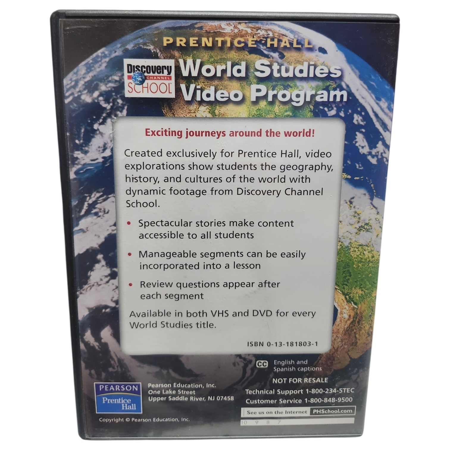 Pearson Education, Inc. Prentice Hall World Studies Home School Lot of 8 CD-ROM
