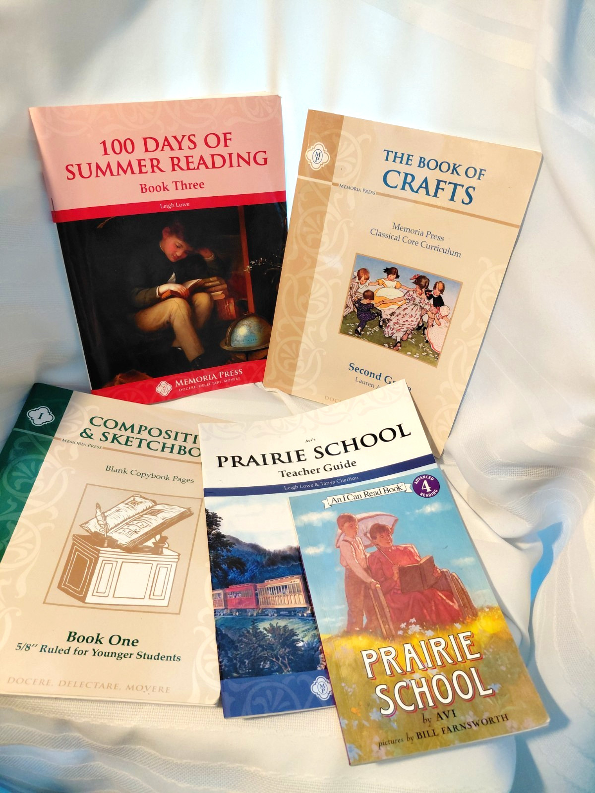 Misc Mixed Lot of 5 Memoria Press Books Teacher Student Prairie School