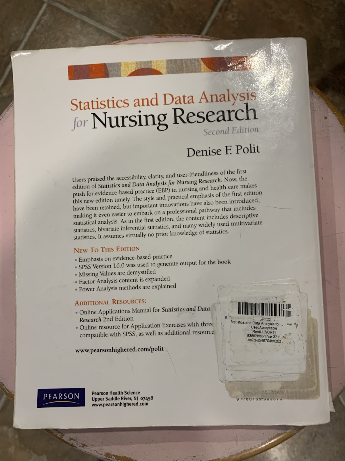Statistics and Data Analysis for Nursing Research (2nd Edition) – GOOD