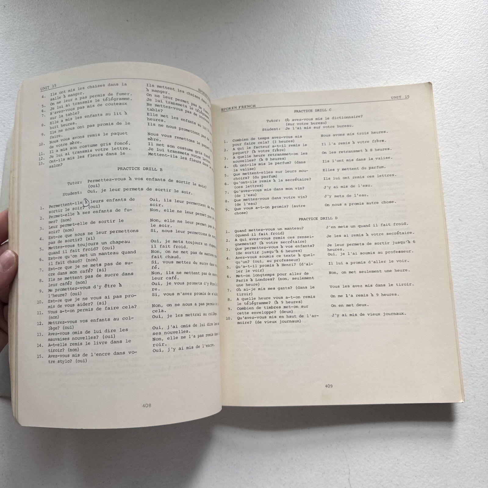 Foreign Service Insitute French Basic Course Units 13-24 1960