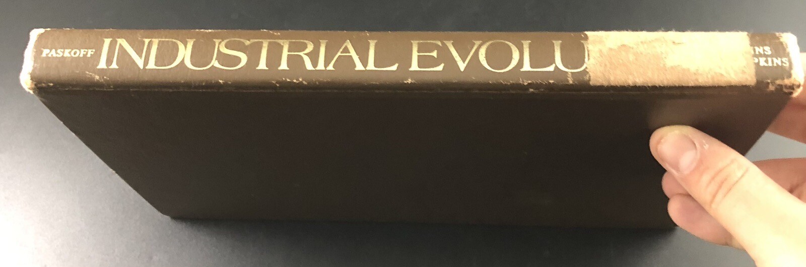 INDUSTRIAL EVOLUTION By Paskoff Hardcover As Is VH5