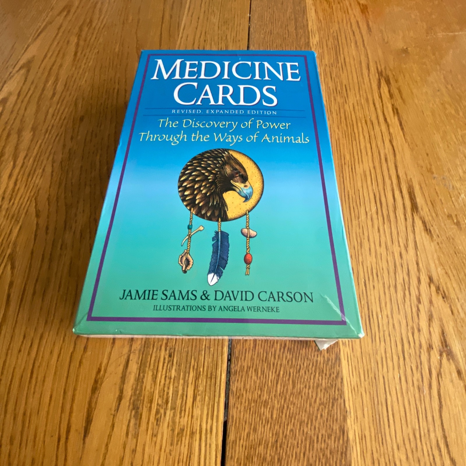 Medicine Cards Revised Expanded Edition Book & Deck Jamie Sams Carson Set
