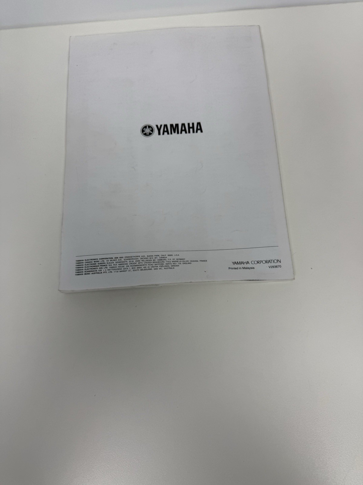 Yamaha R-V1105 Instruction Manual: 80 Pages Original