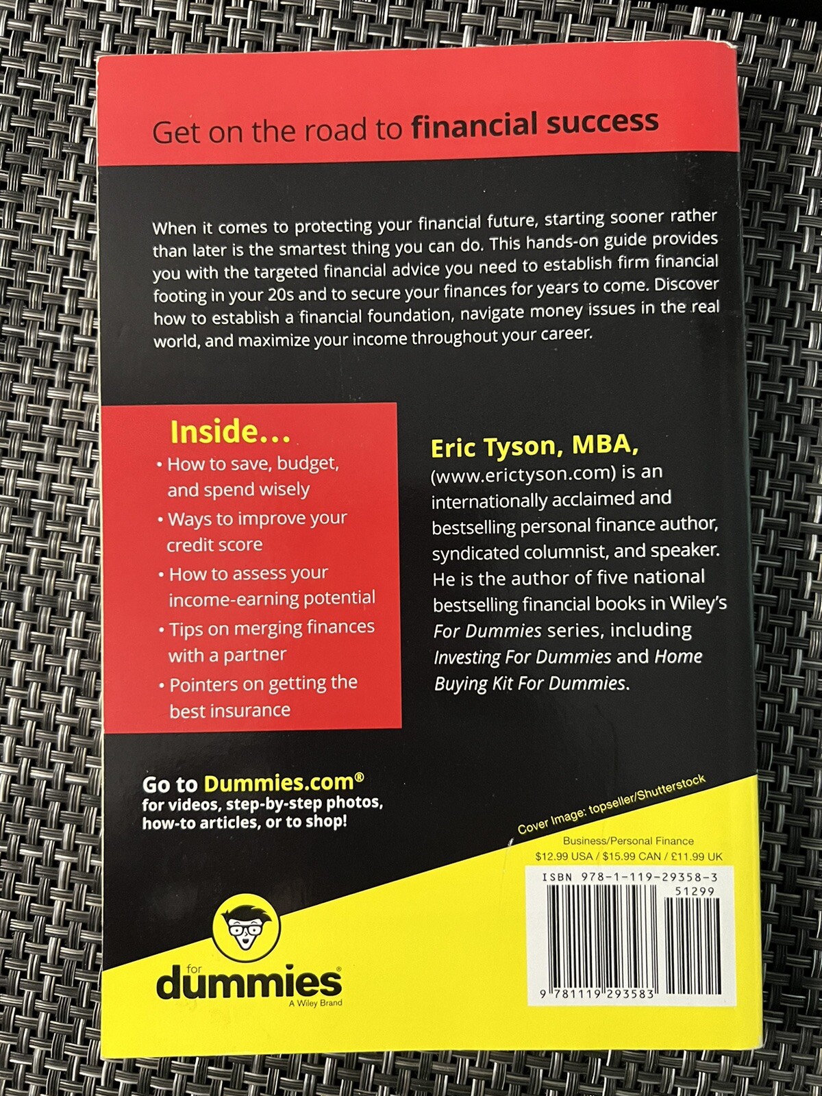 Personal Finance in Your 20s for Dummies by Tyson, Eric